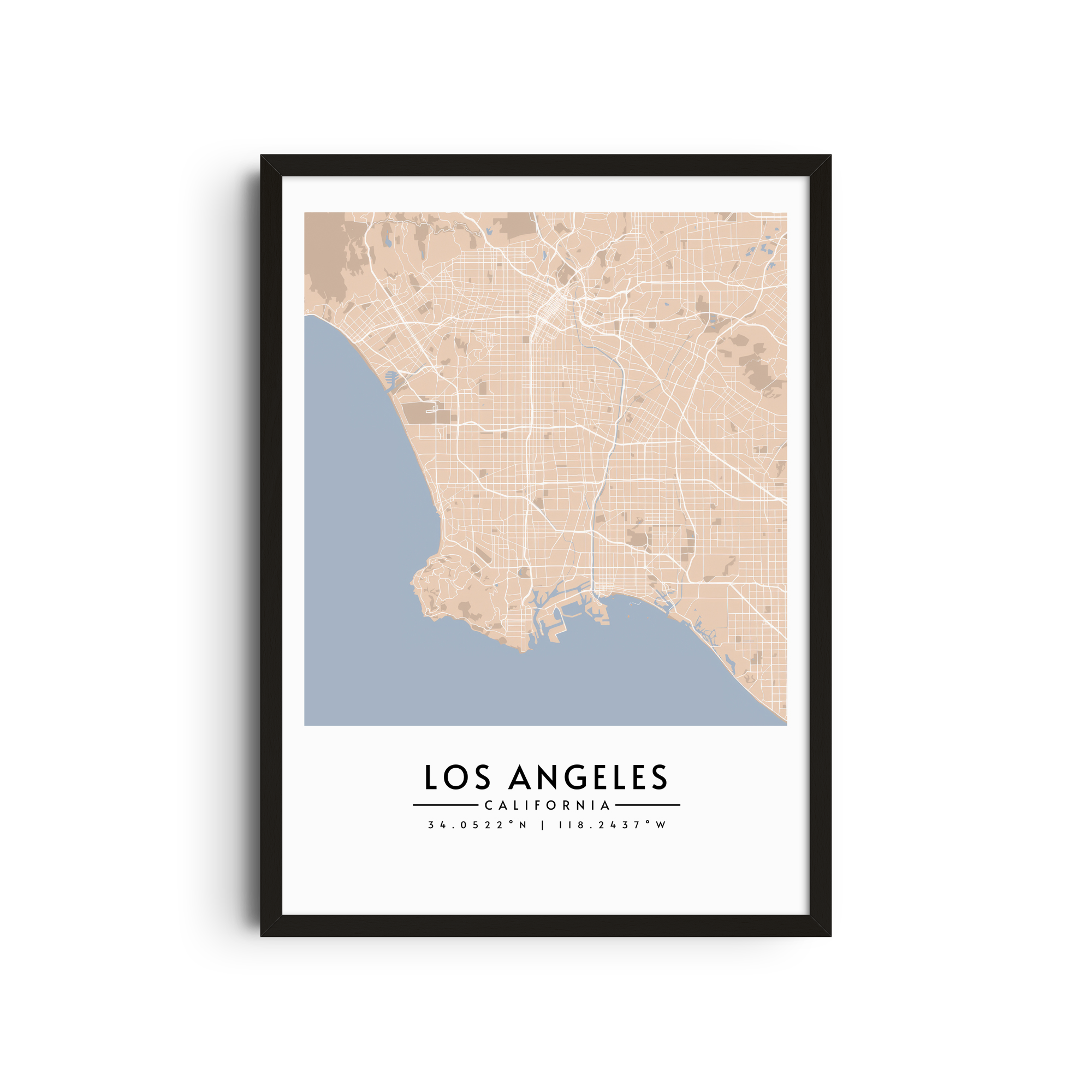 Los Ángeles en Beige - Mapas