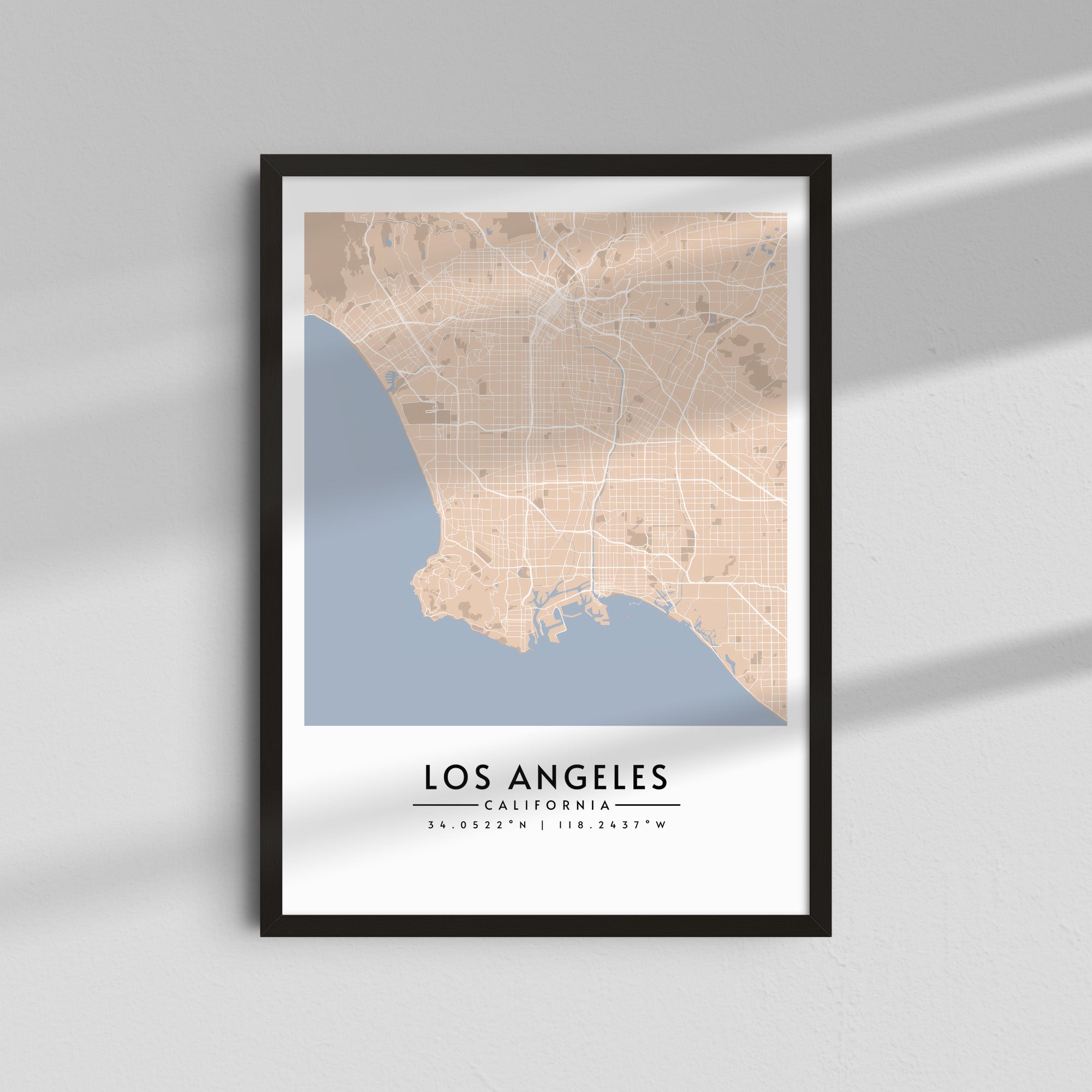Los Ángeles en Beige - Mapas