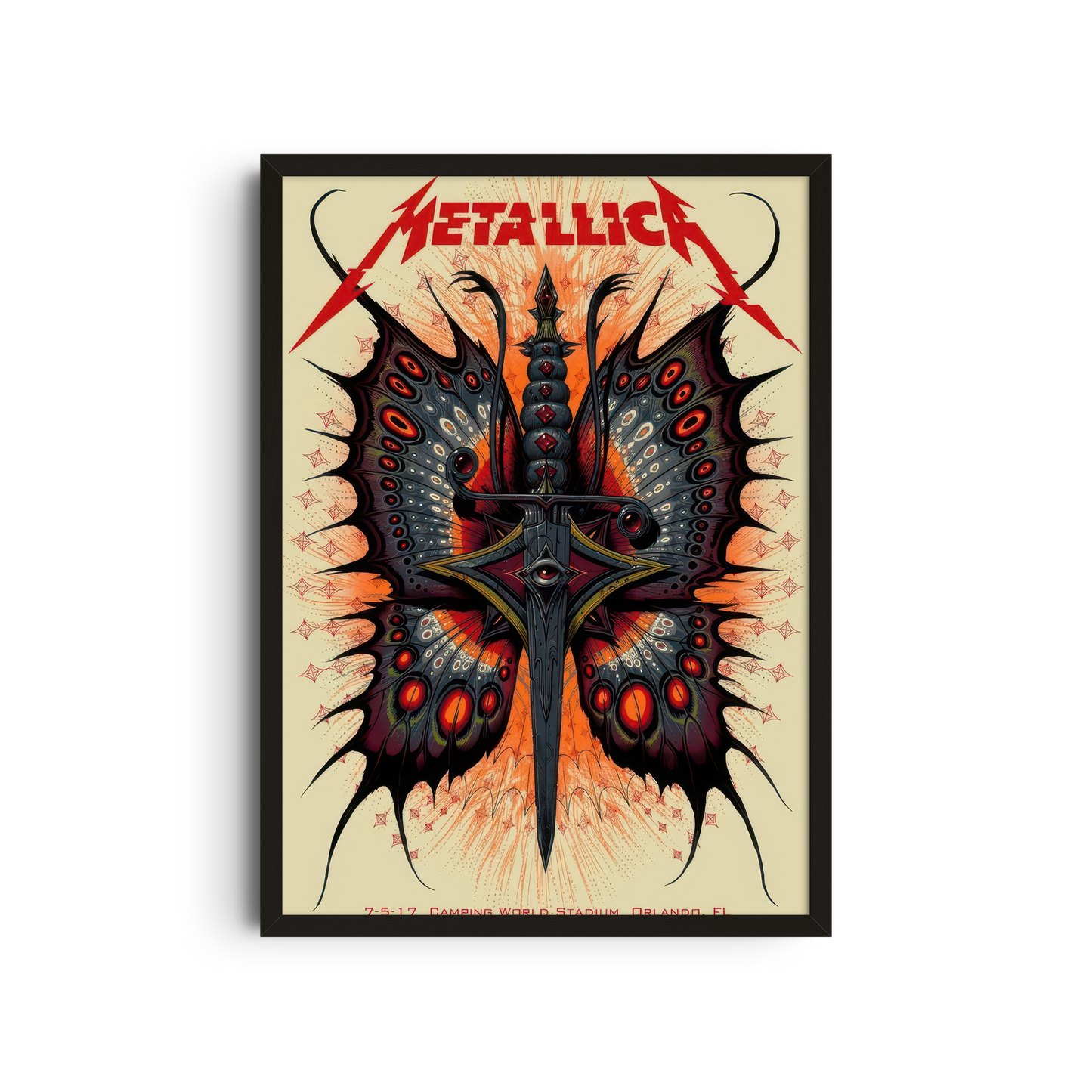 Metallica - Butterfly Skull