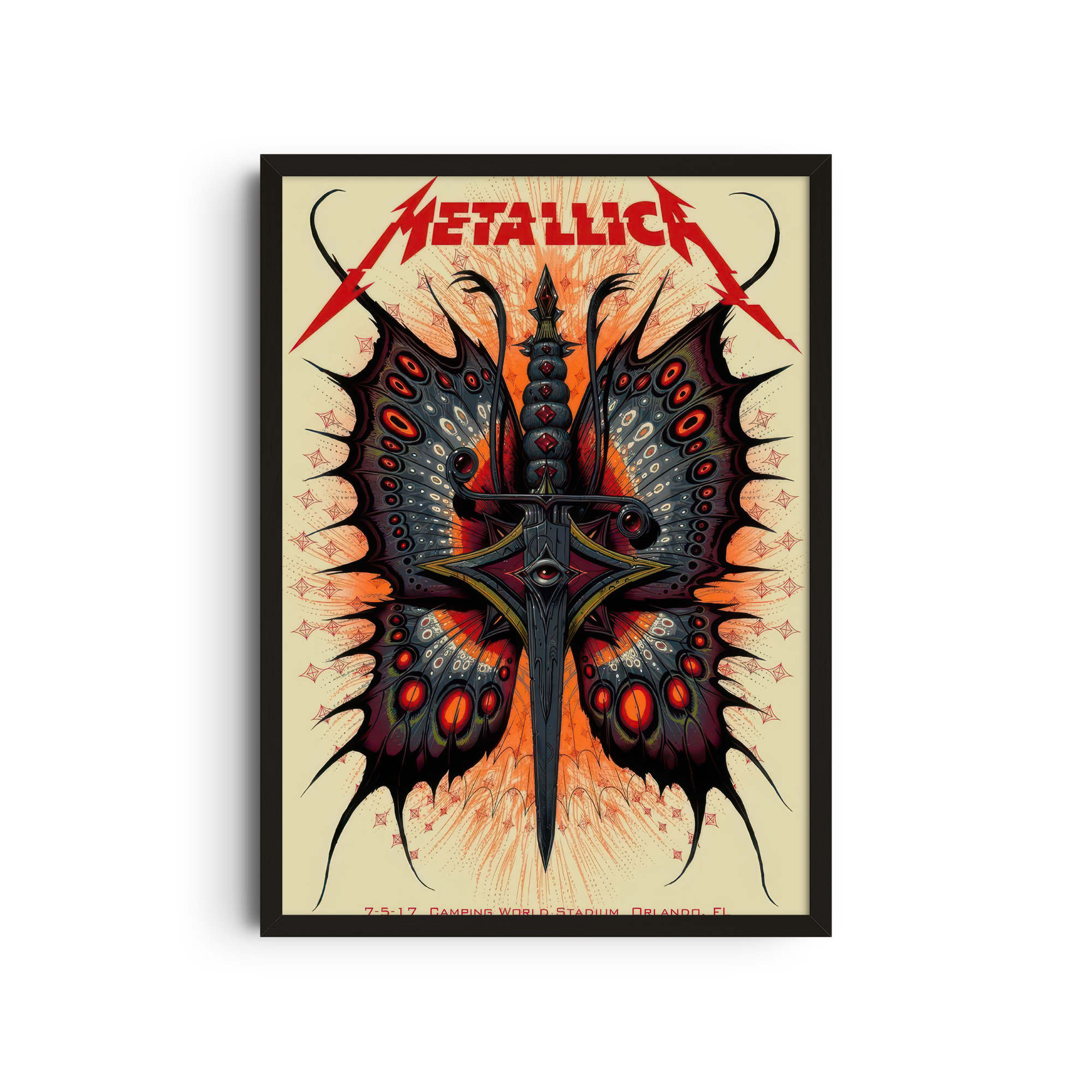 Metallica - Butterfly Skull