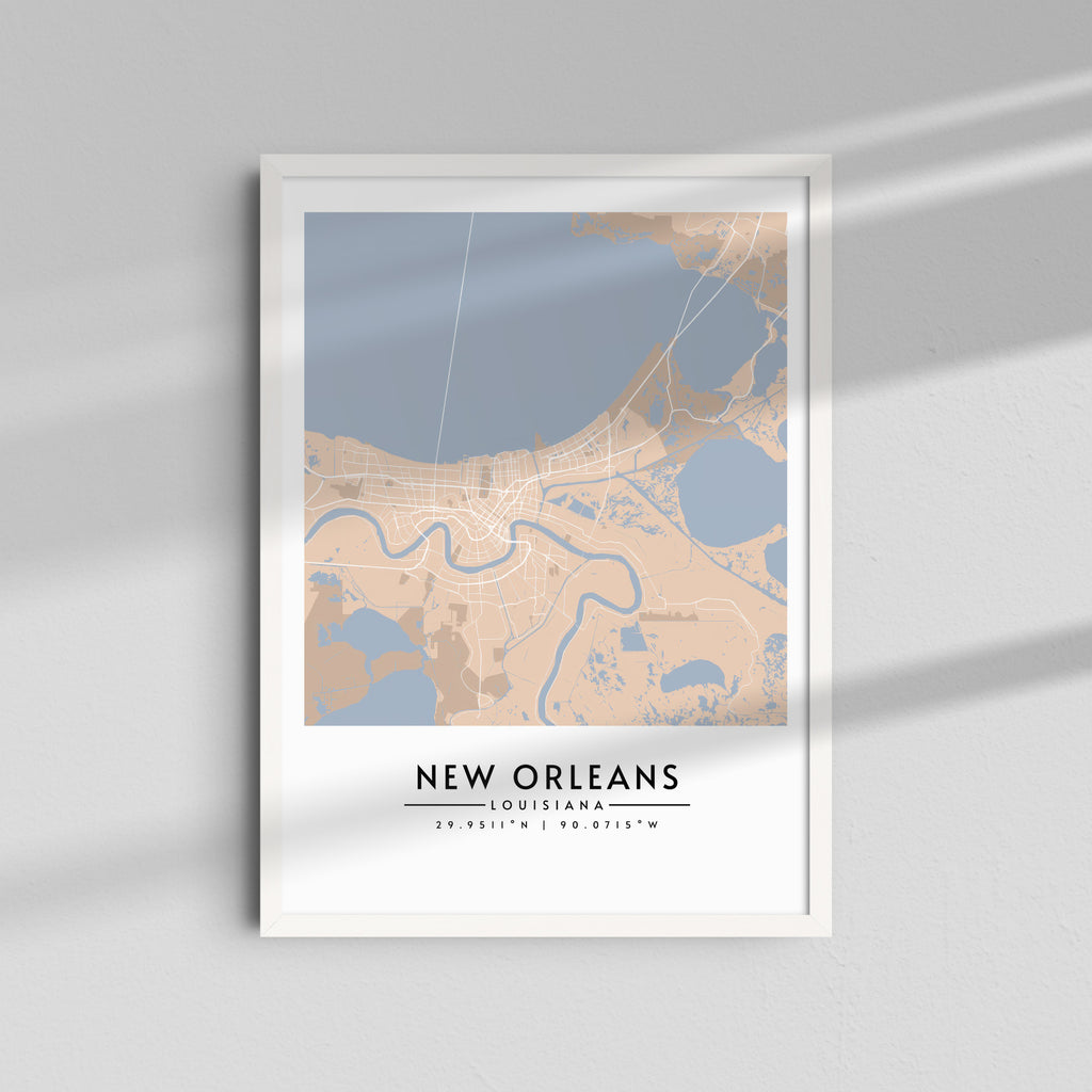 Nueva Orleans en Pastel - Mapas