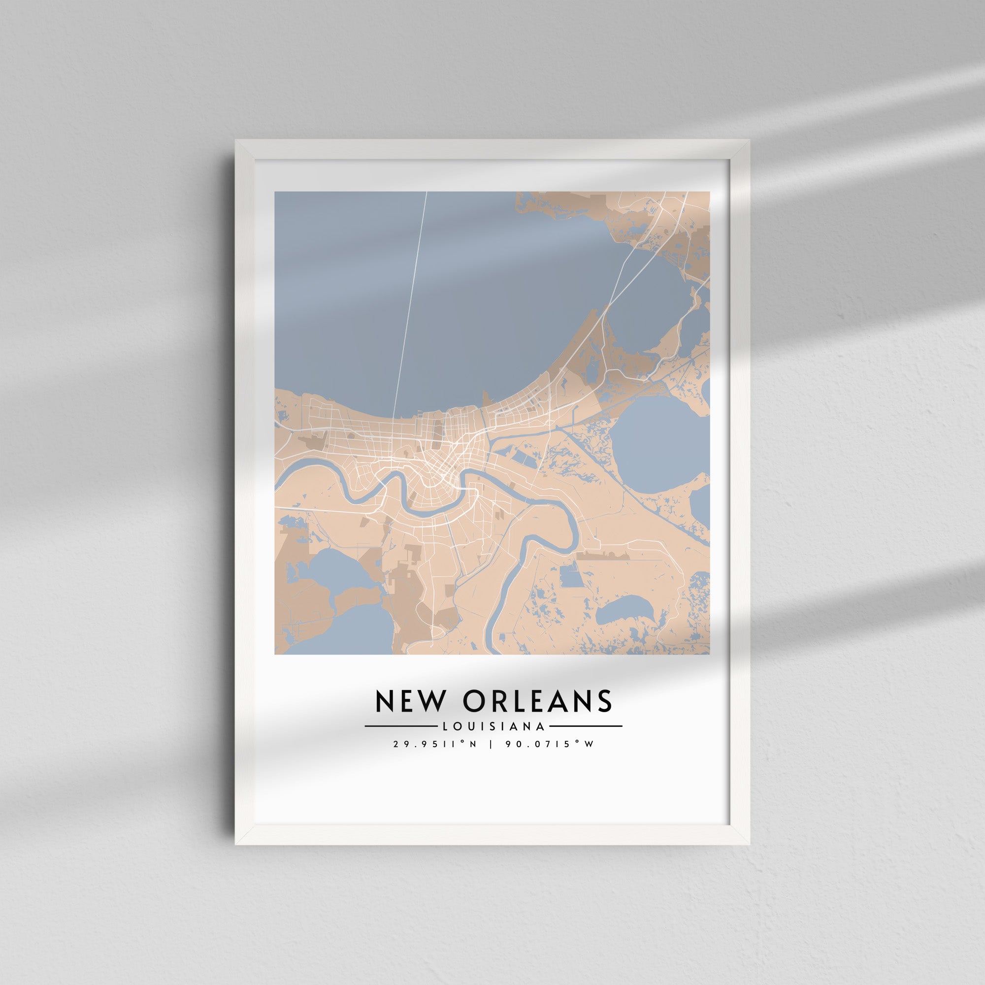 Nueva Orleans en Pastel - Mapas