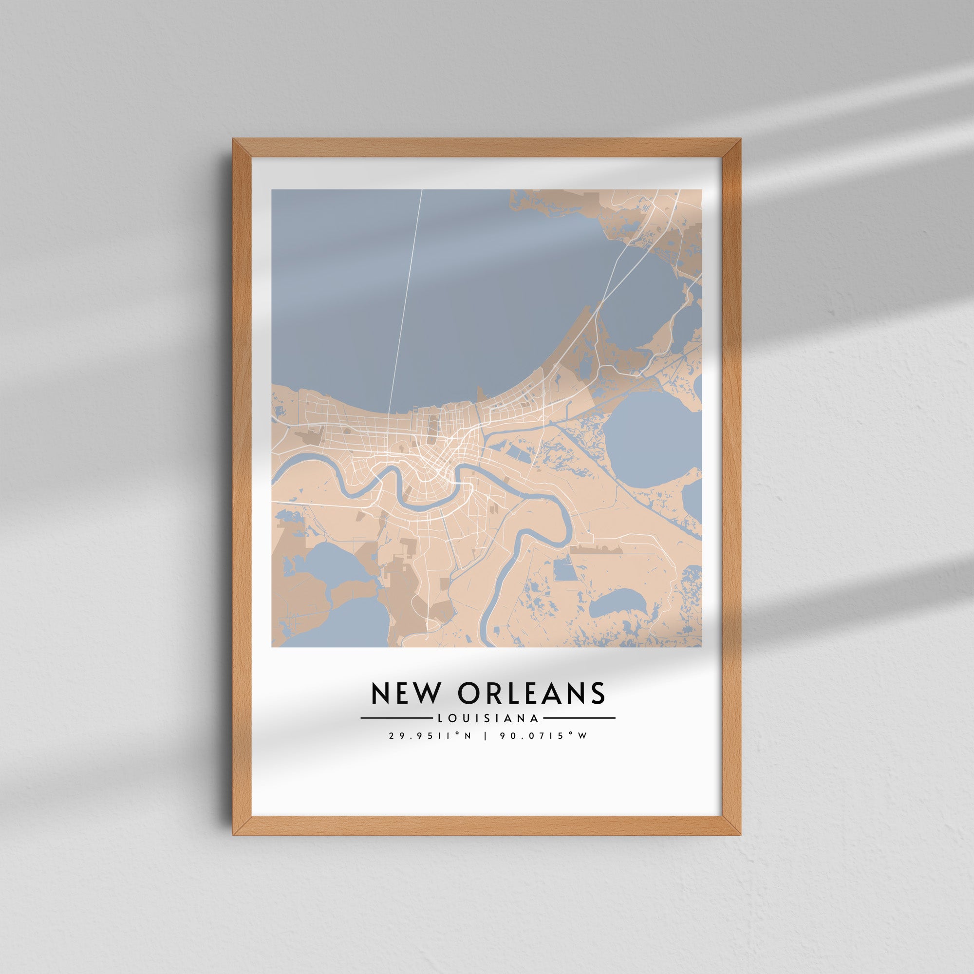 Nueva Orleans en Pastel - Mapas