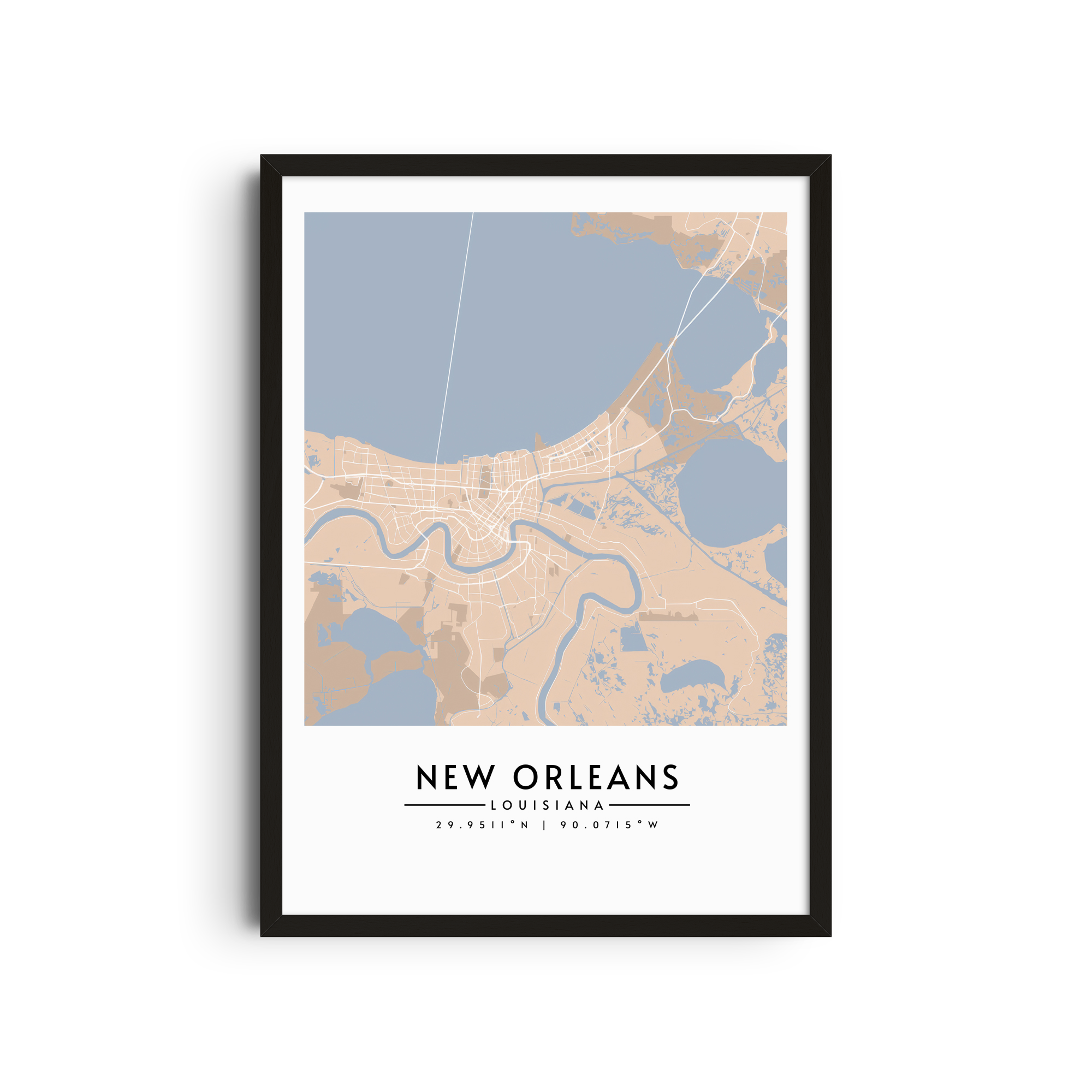 Nueva Orleans en Pastel - Mapas