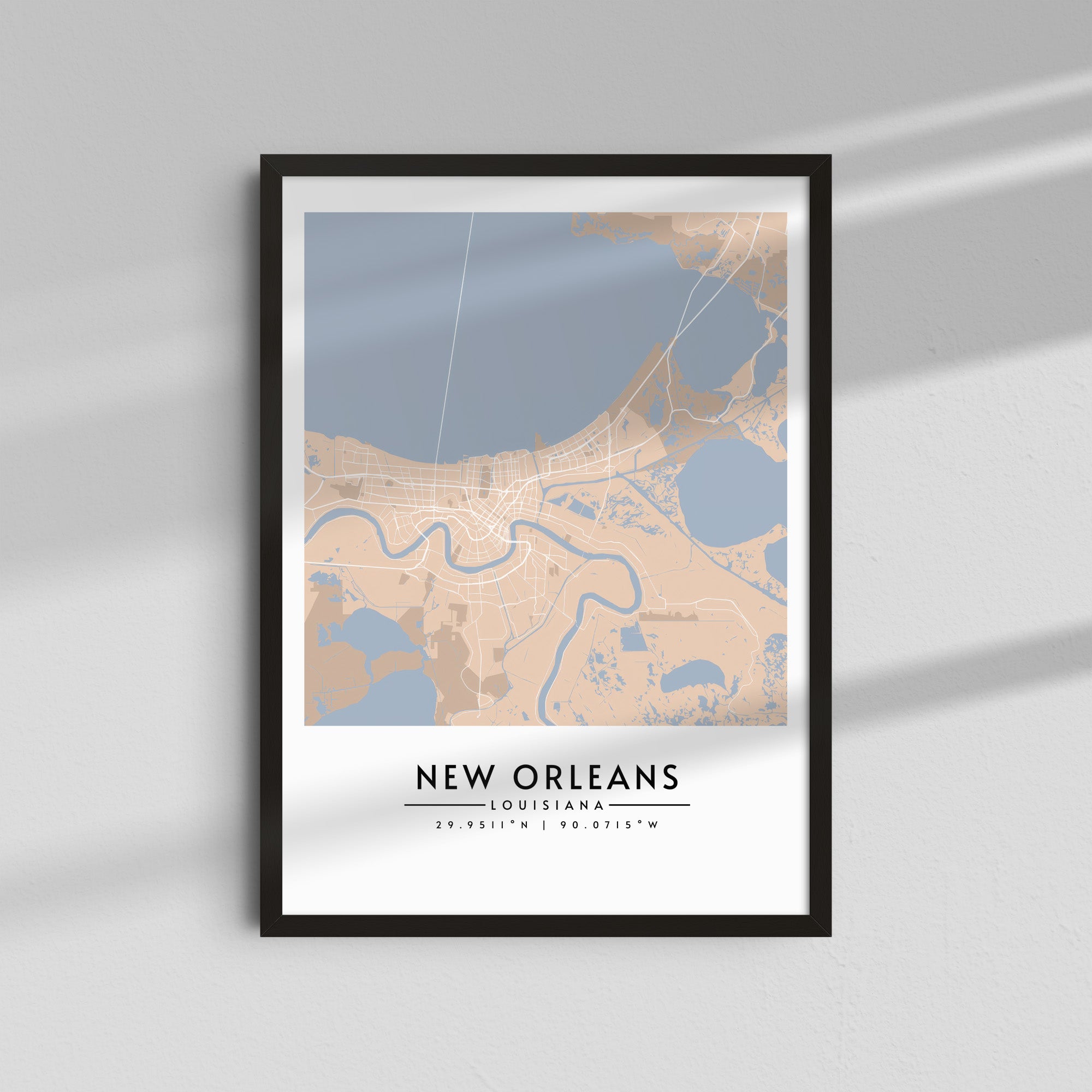 Nueva Orleans en Pastel - Mapas