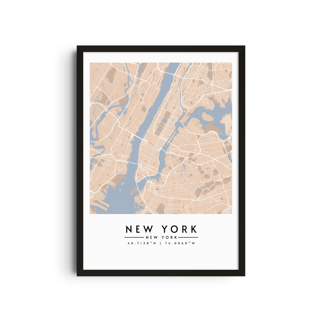 Nueva York en Pastel - Mapas