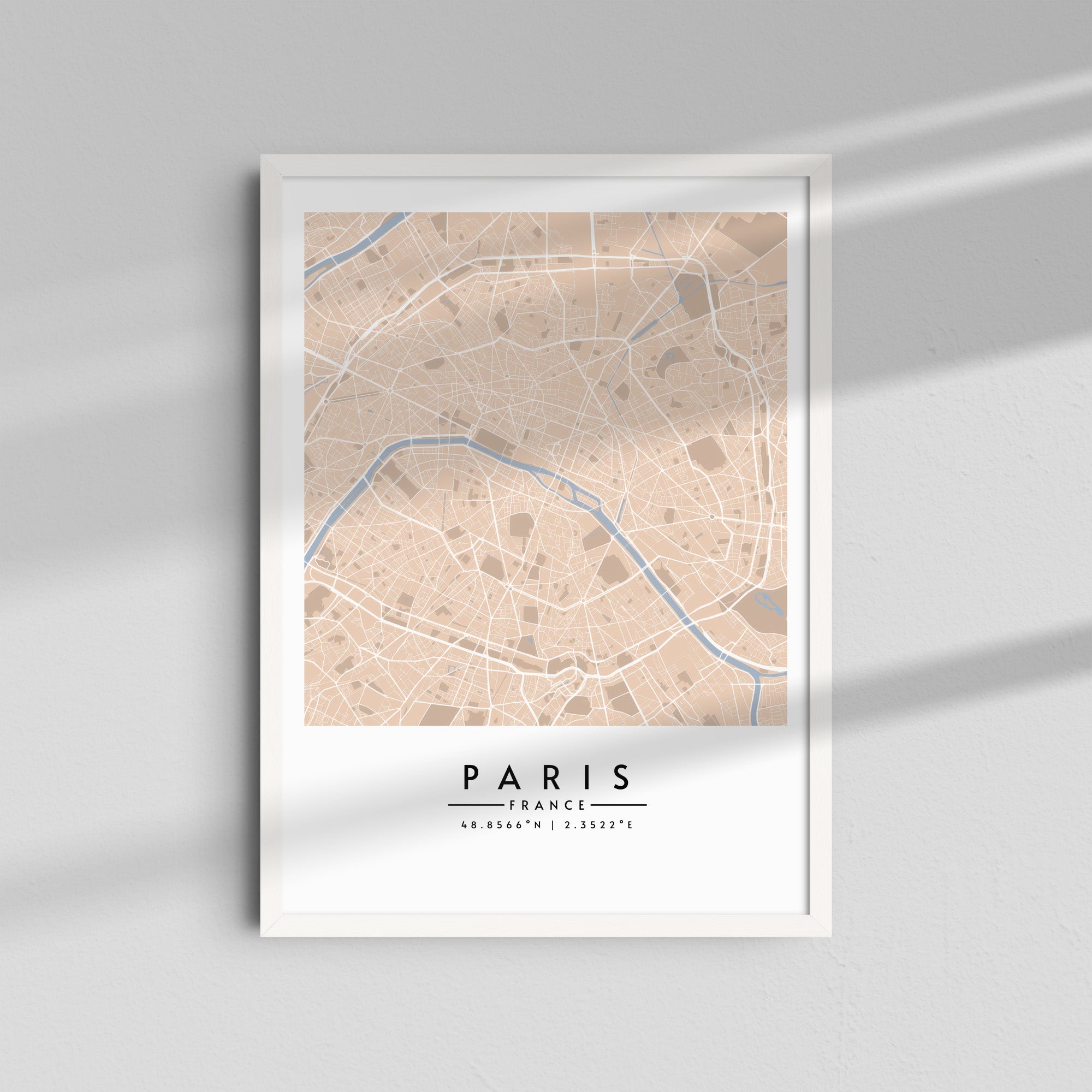 París en tonos arena - Mapas