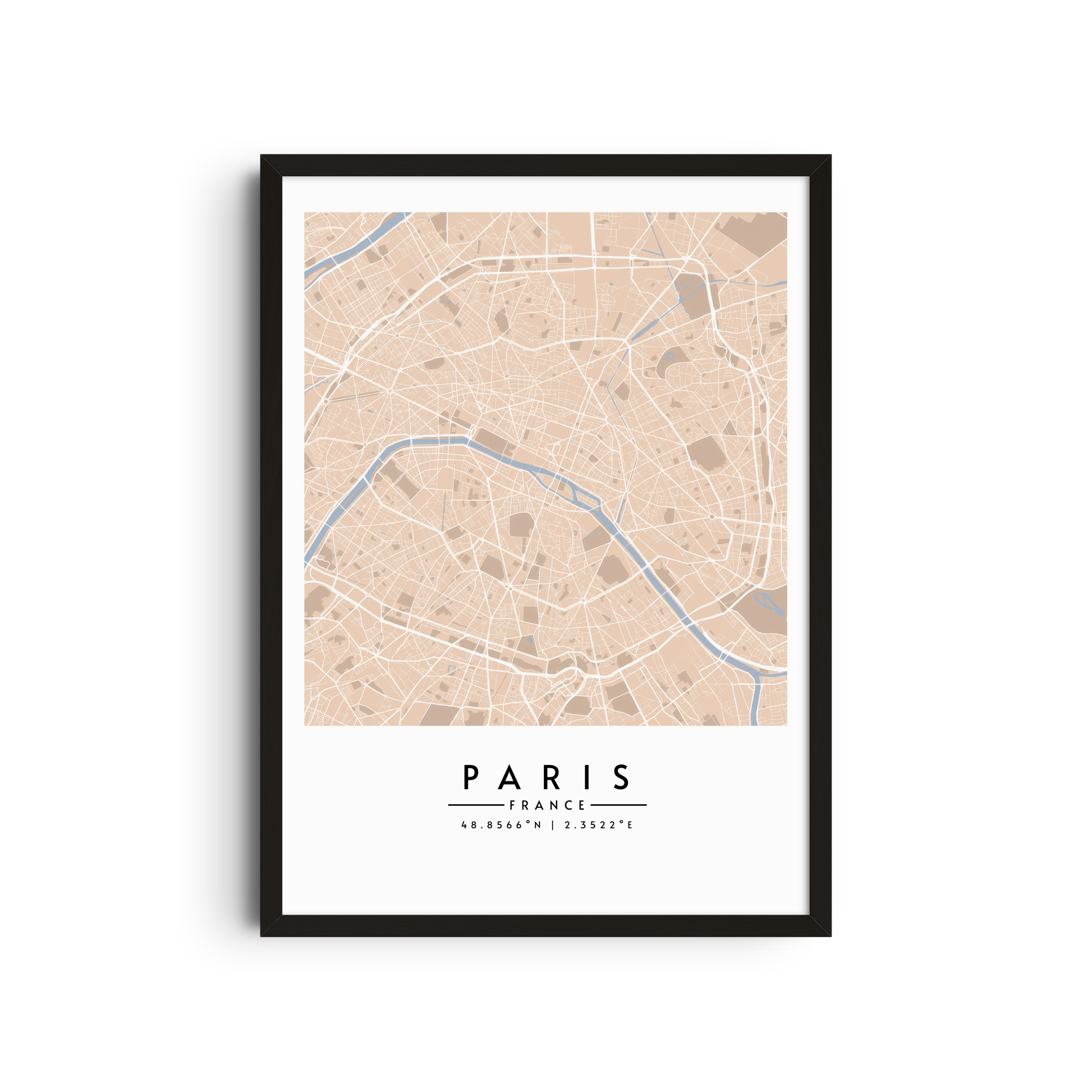 París en tonos arena - Mapas