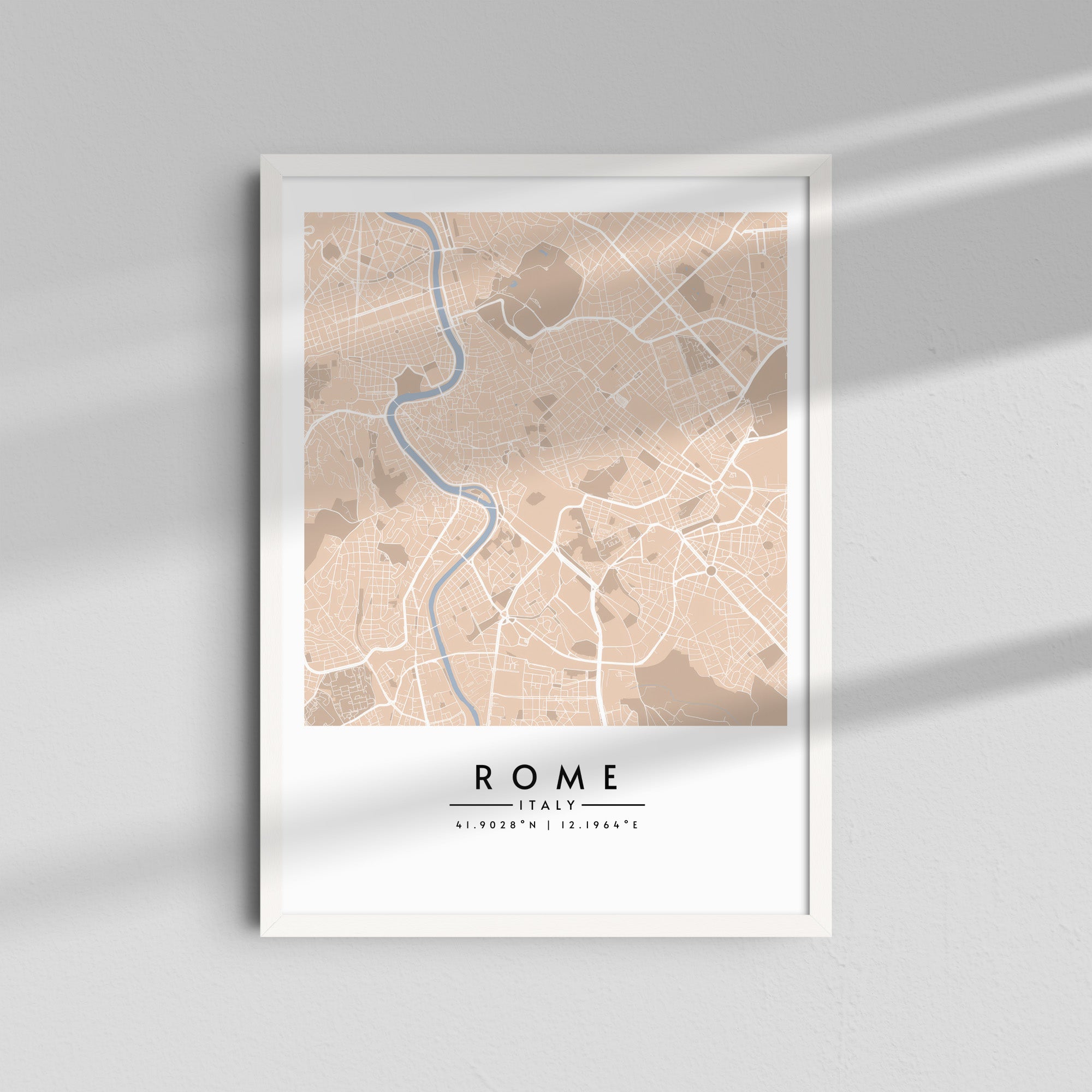 Roma en tonos sepia - Mapas