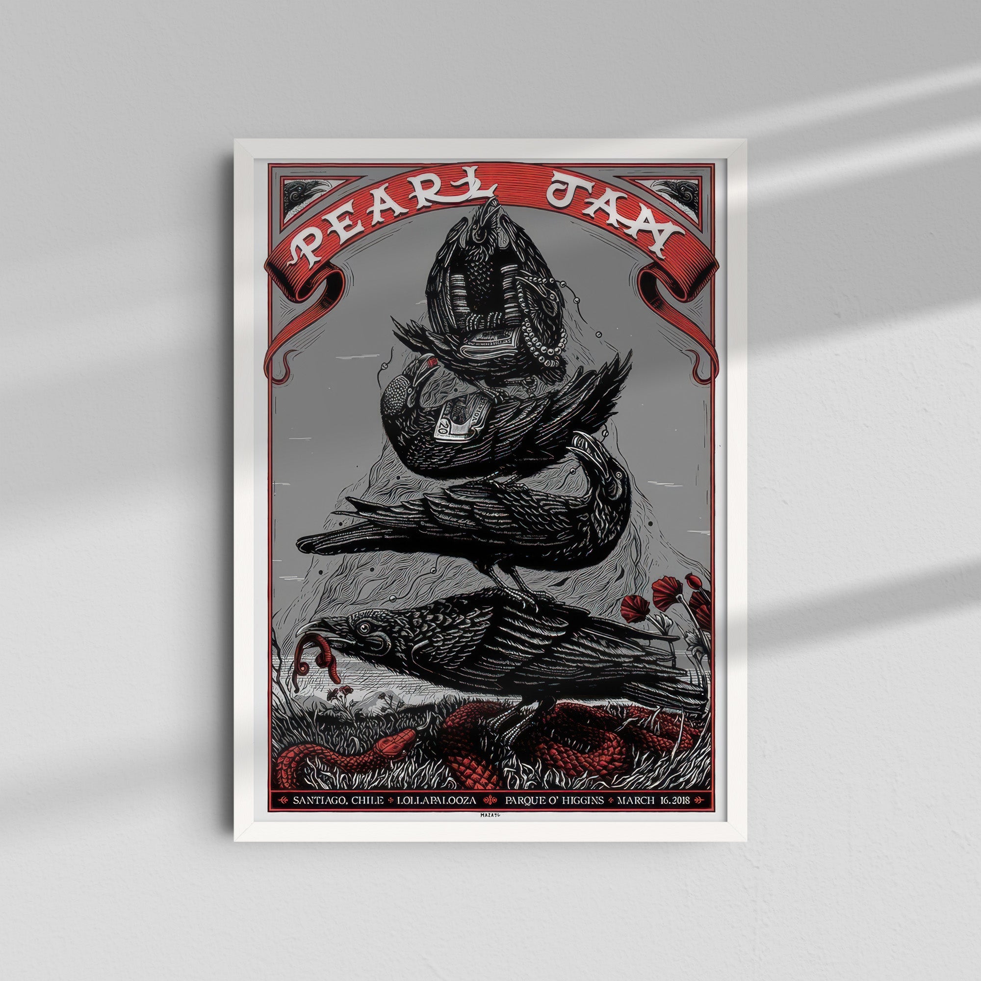 Pearl Jam - Black Bird Poster