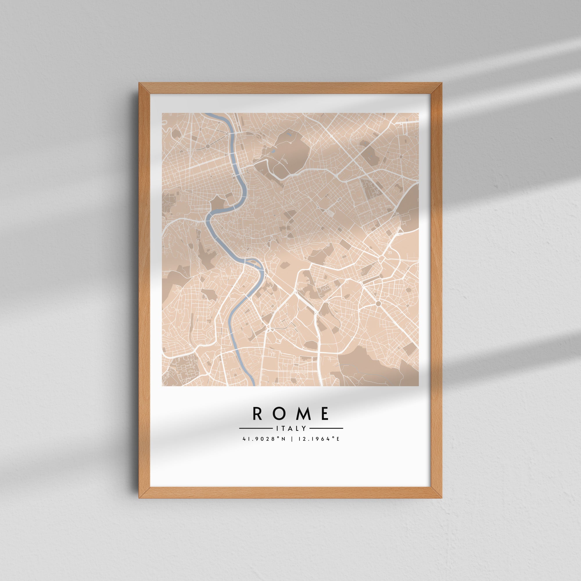 Roma en tonos sepia - Mapas