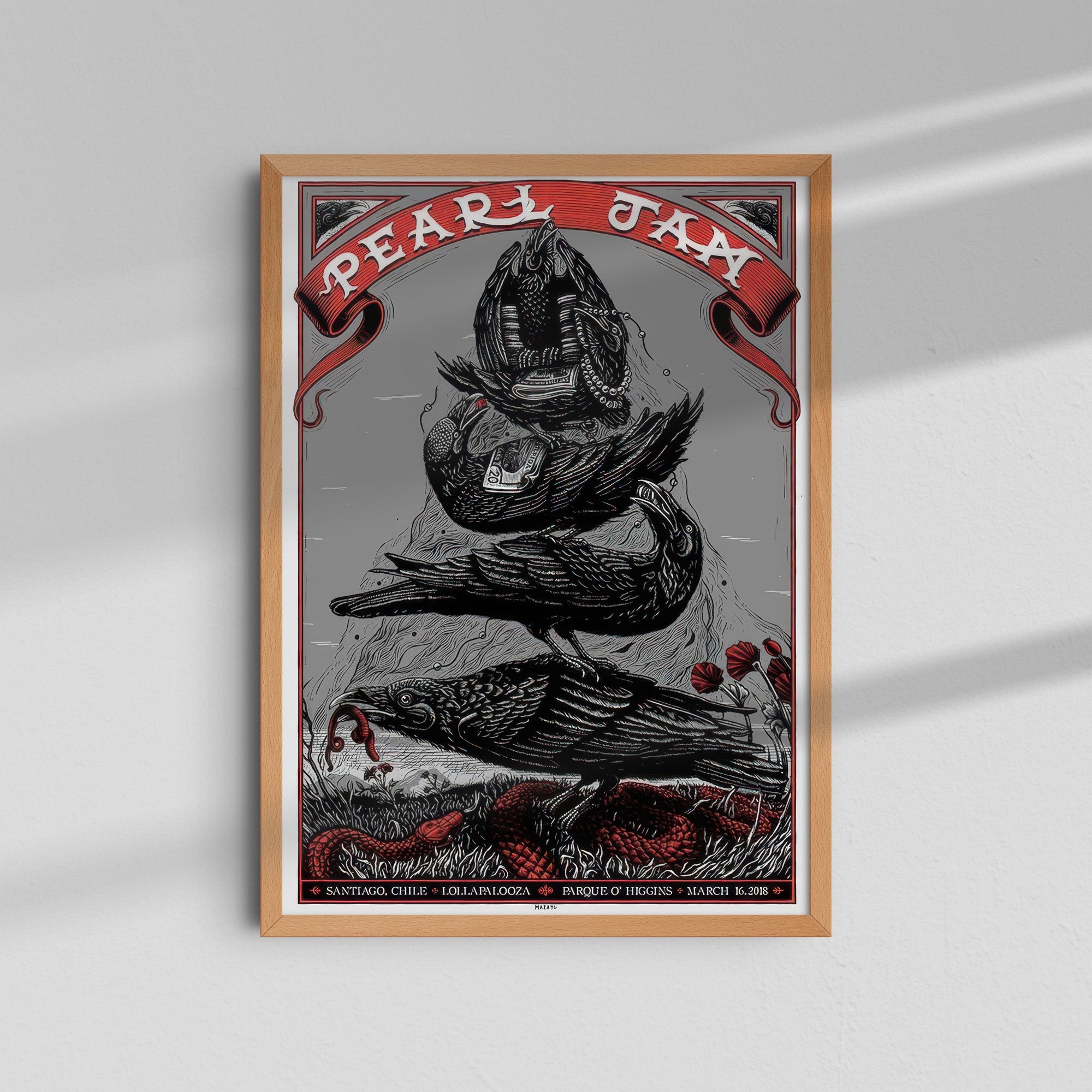 Pearl Jam - Black Bird Poster