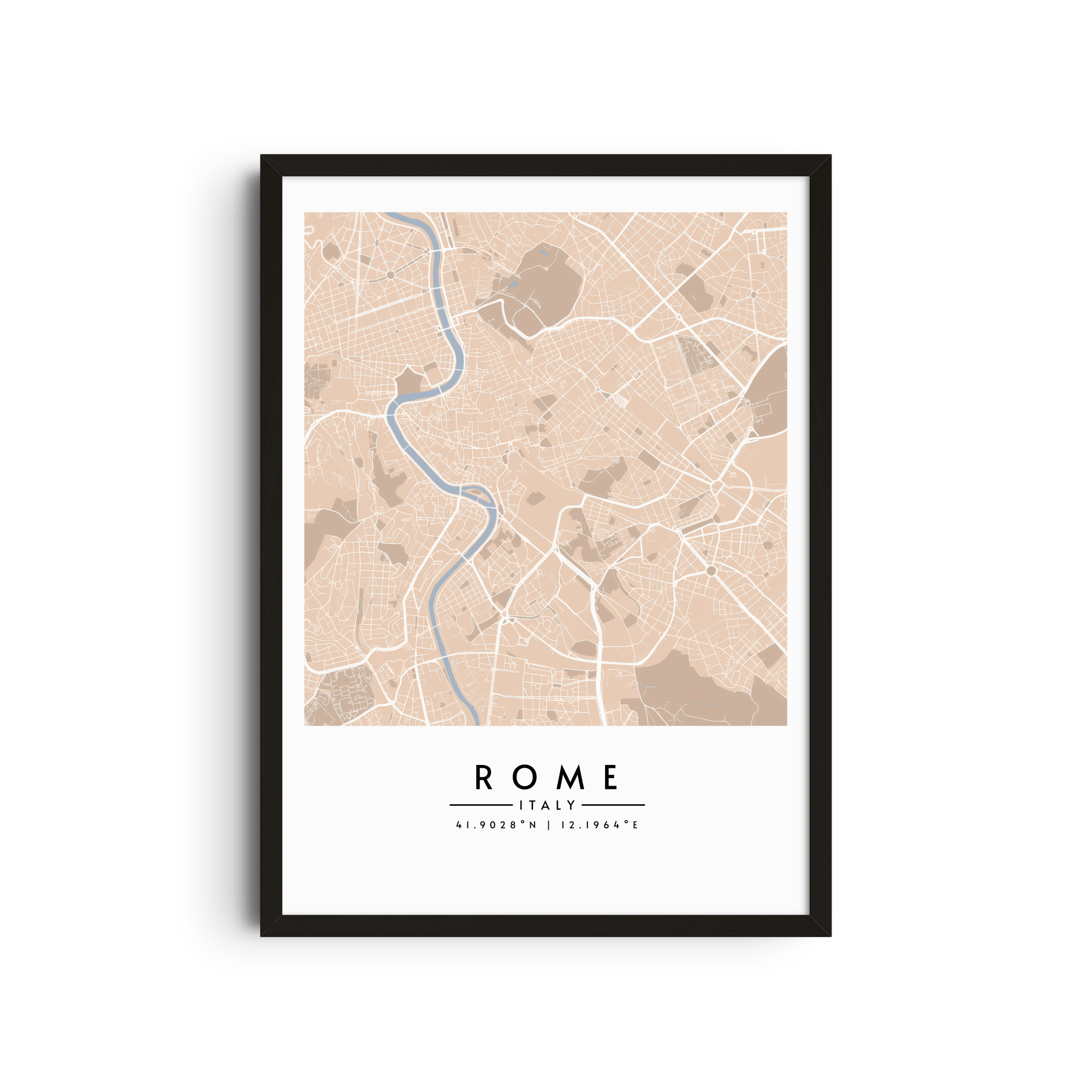 Roma en tonos sepia - Mapas