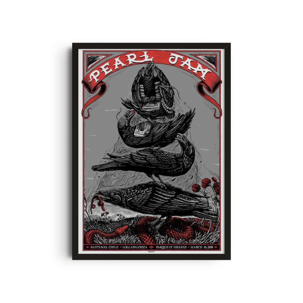 Pearl Jam - Black Bird Poster