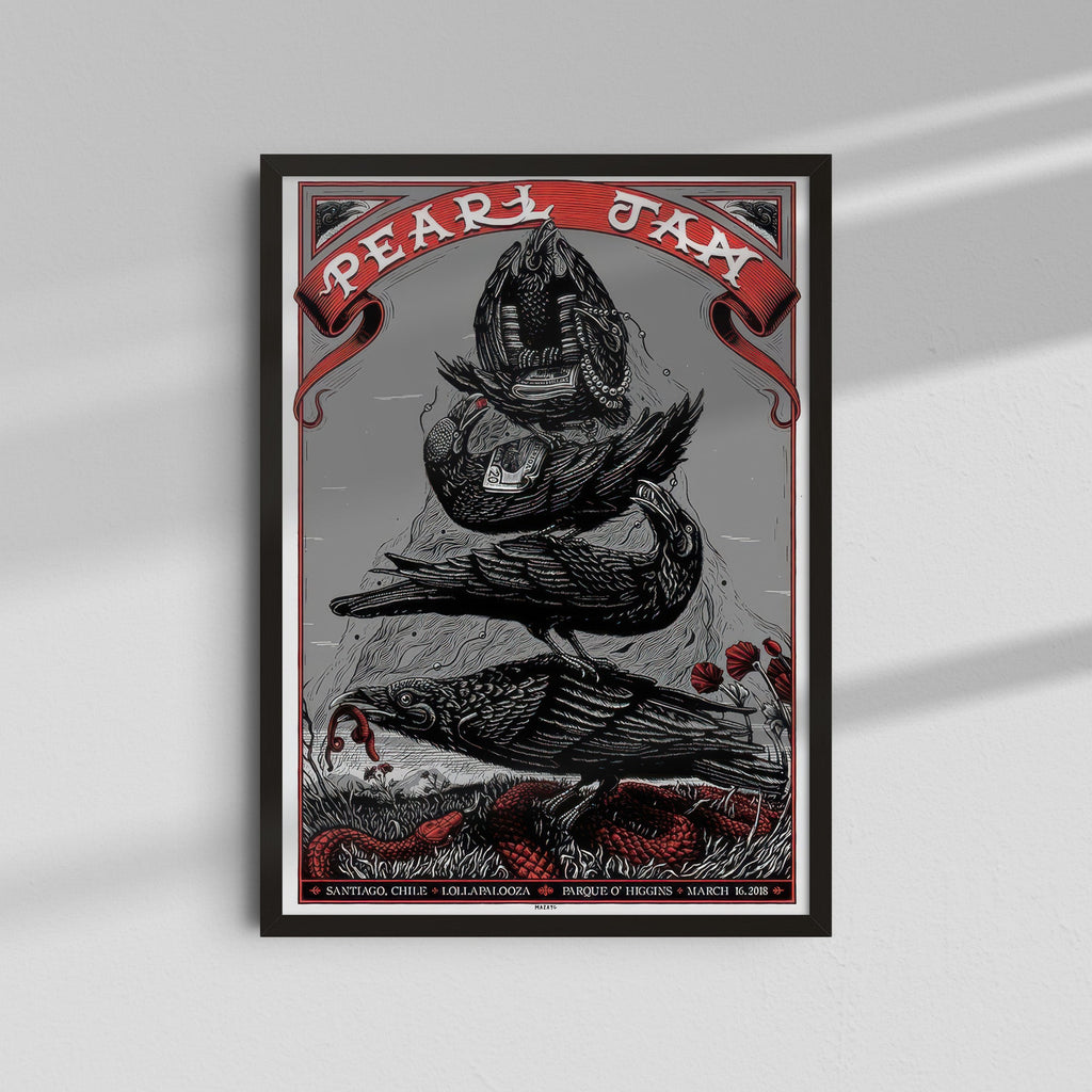 Pearl Jam - Black Bird Poster