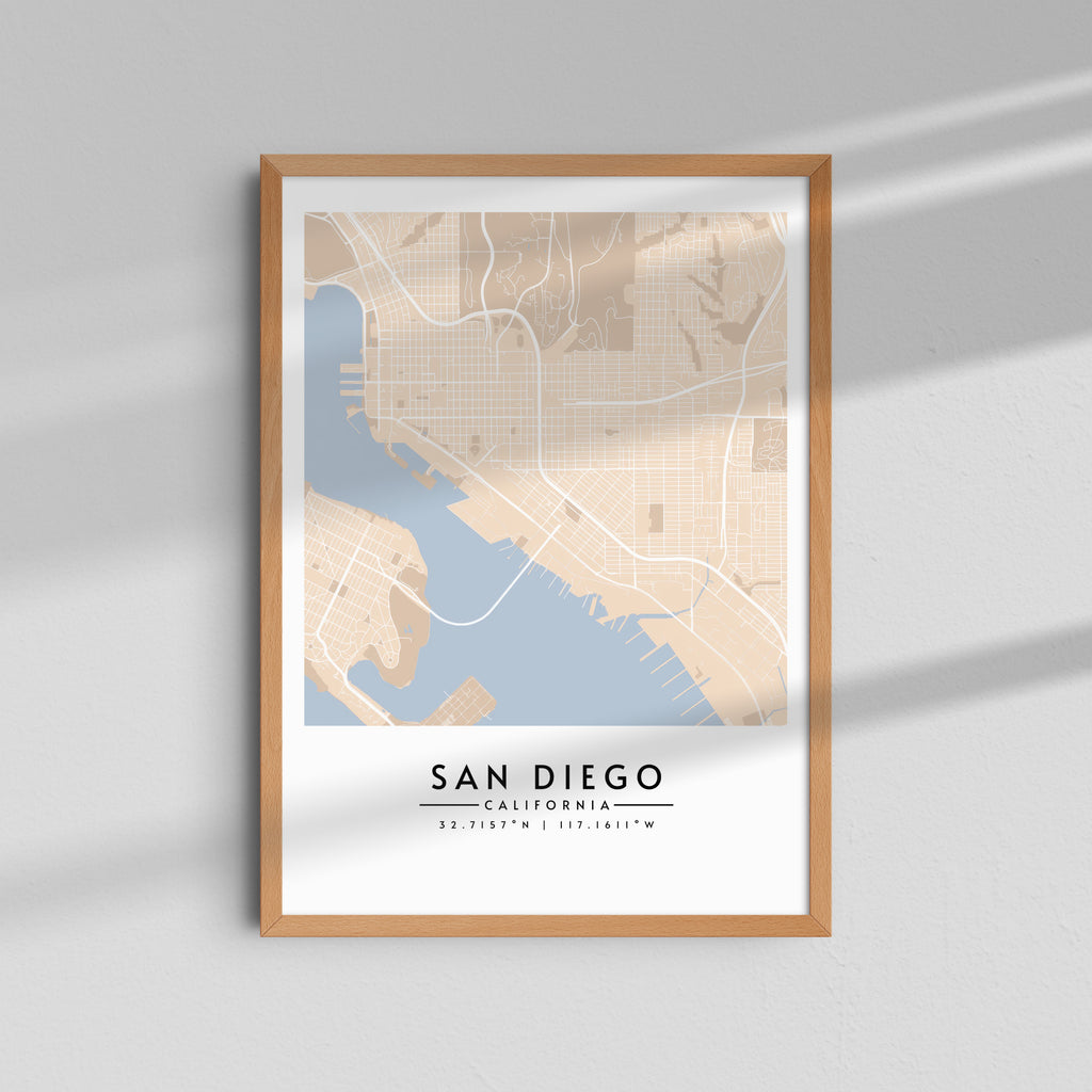 San Diego en Pastel - Mapas