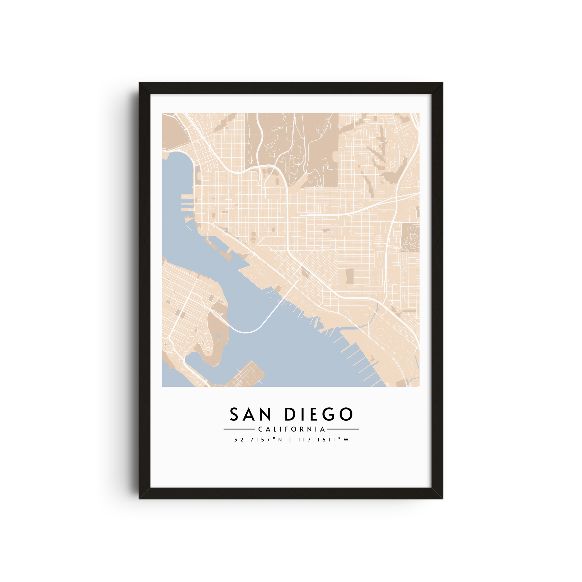 San Diego en Pastel - Mapas