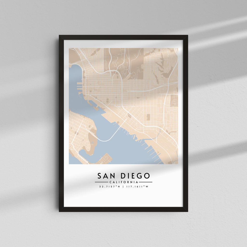 San Diego en Pastel - Mapas