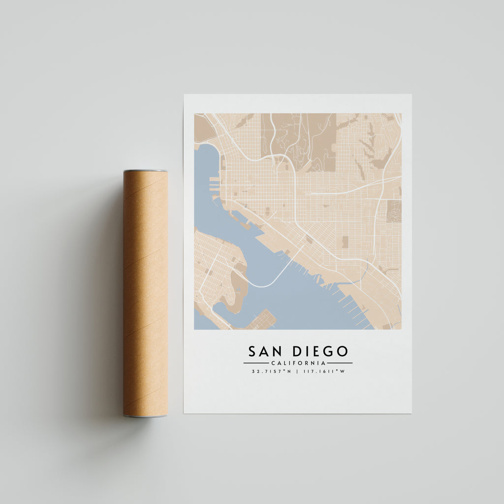 San Diego en Pastel - Mapas