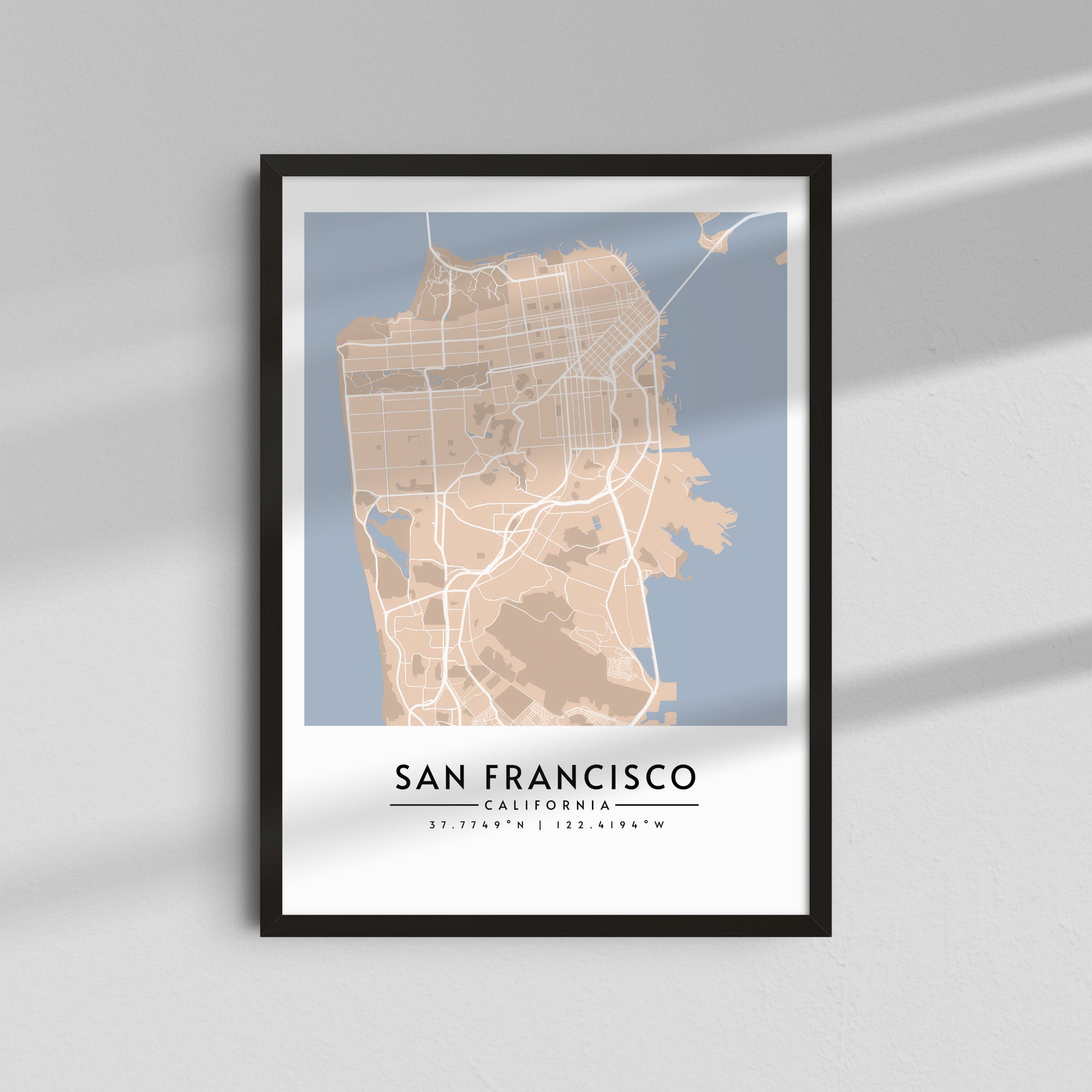 San Francisco en Sepia - Mapas