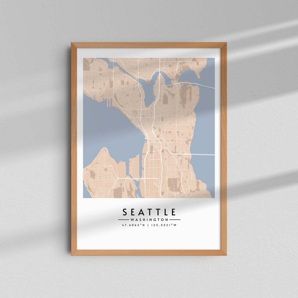 Calles de Seattle - Mapas