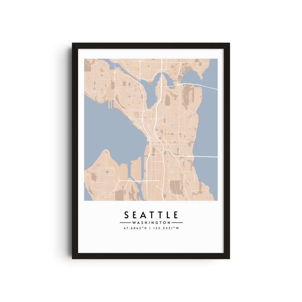 Calles de Seattle - Mapas