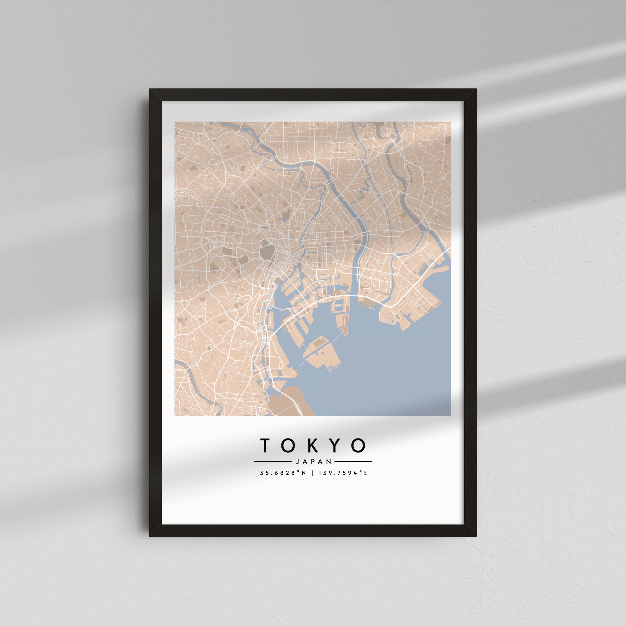 Tokio en tonos pastel - Mapas