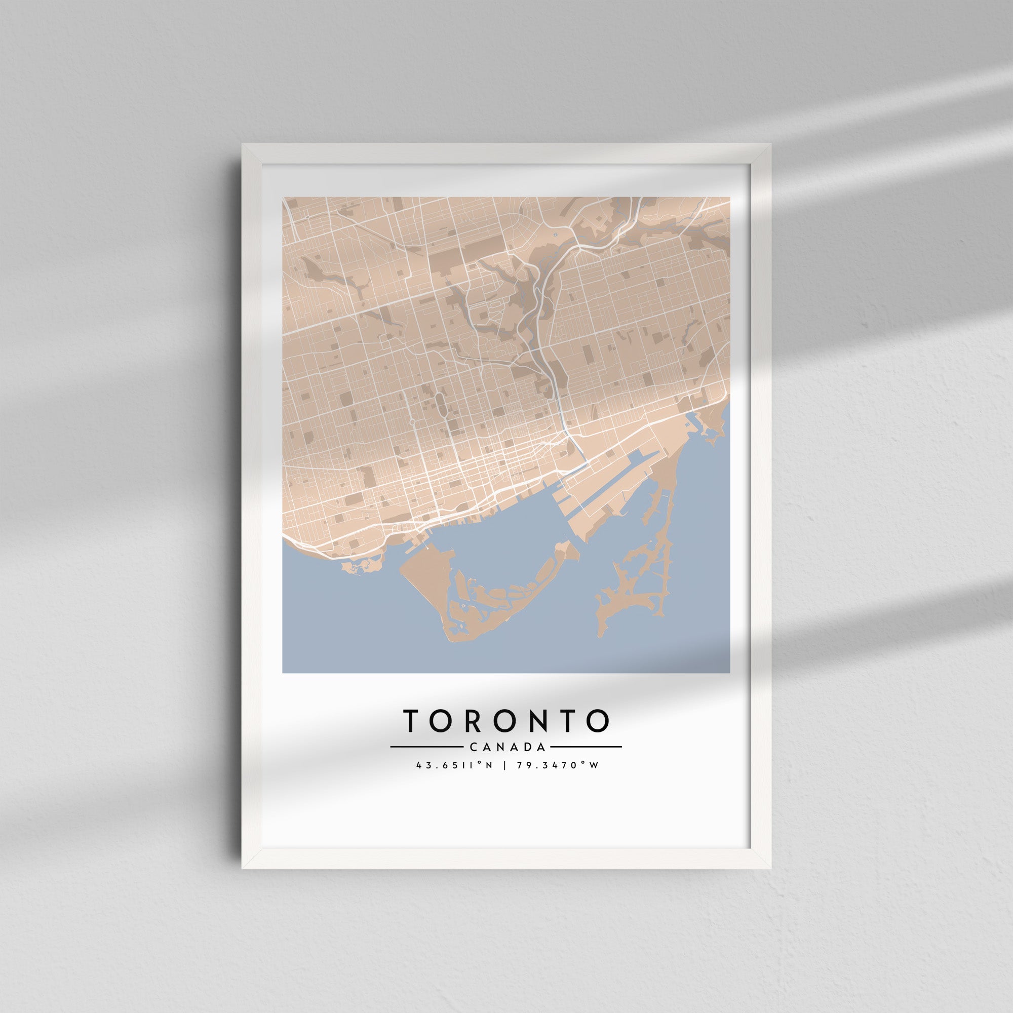 Toronto en Beige - Mapas