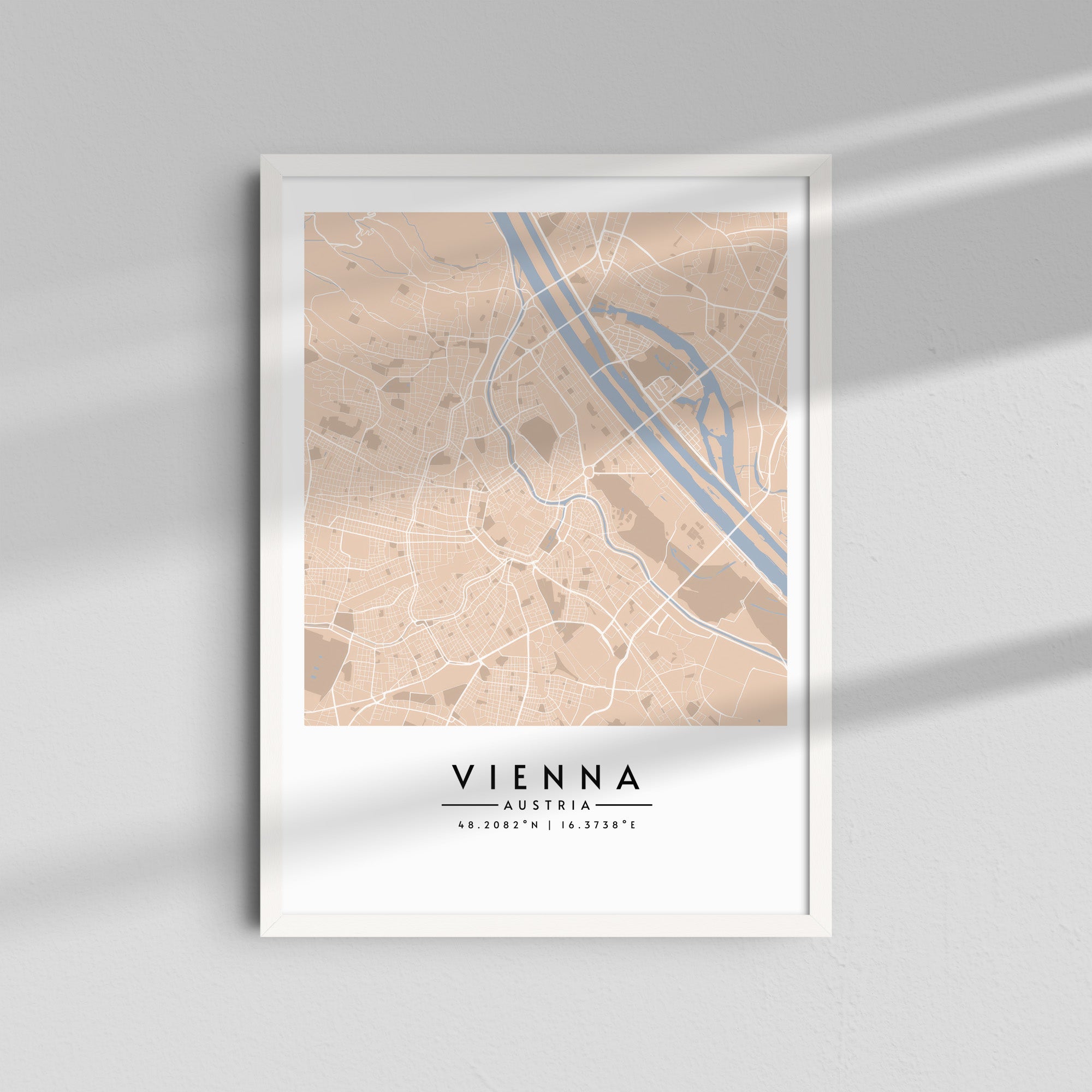 Viena en tonos pastel - Mapas