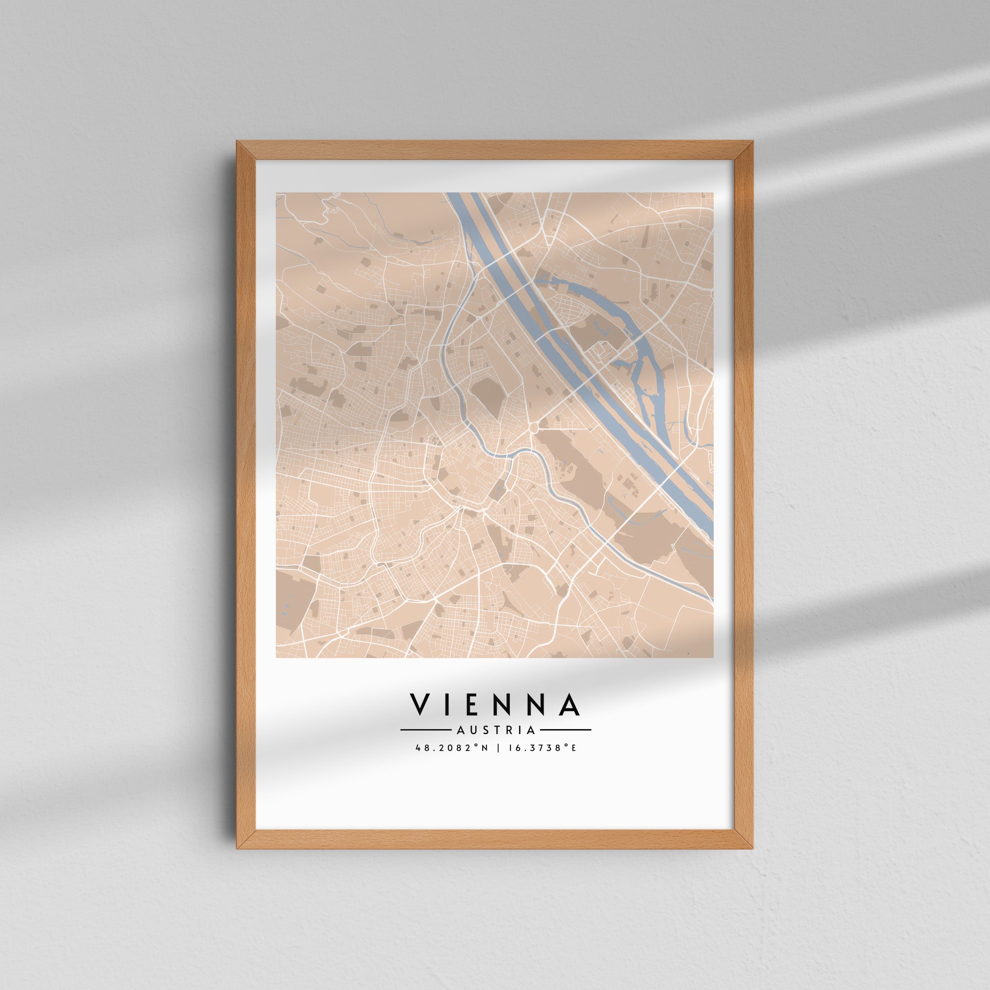 Viena en tonos pastel - Mapas