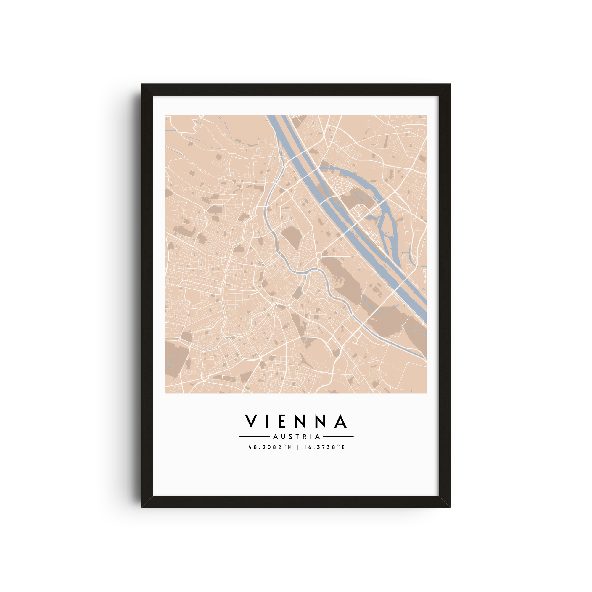 Viena en tonos pastel - Mapas