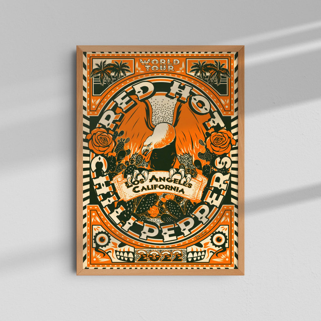 Red Hot Chili Peppers - Eagle Poster