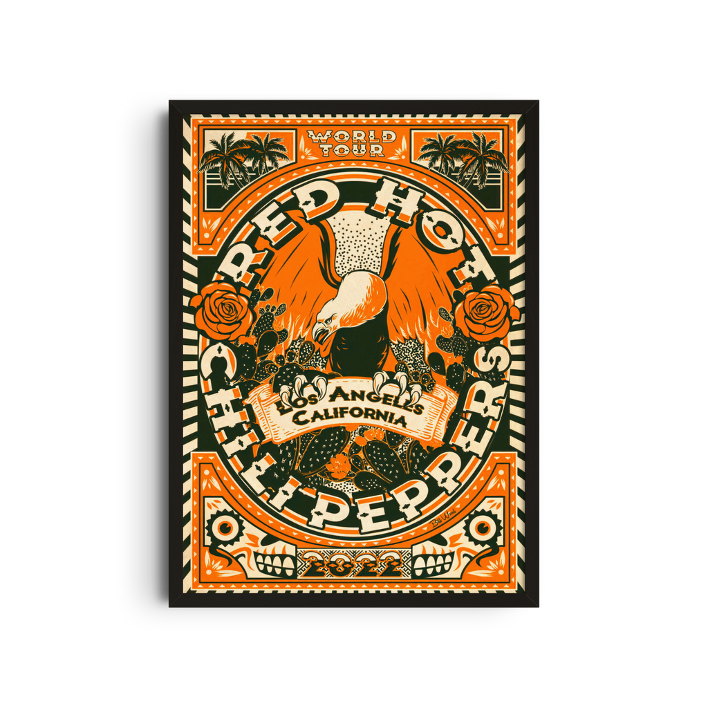 Red Hot Chili Peppers - Eagle Poster