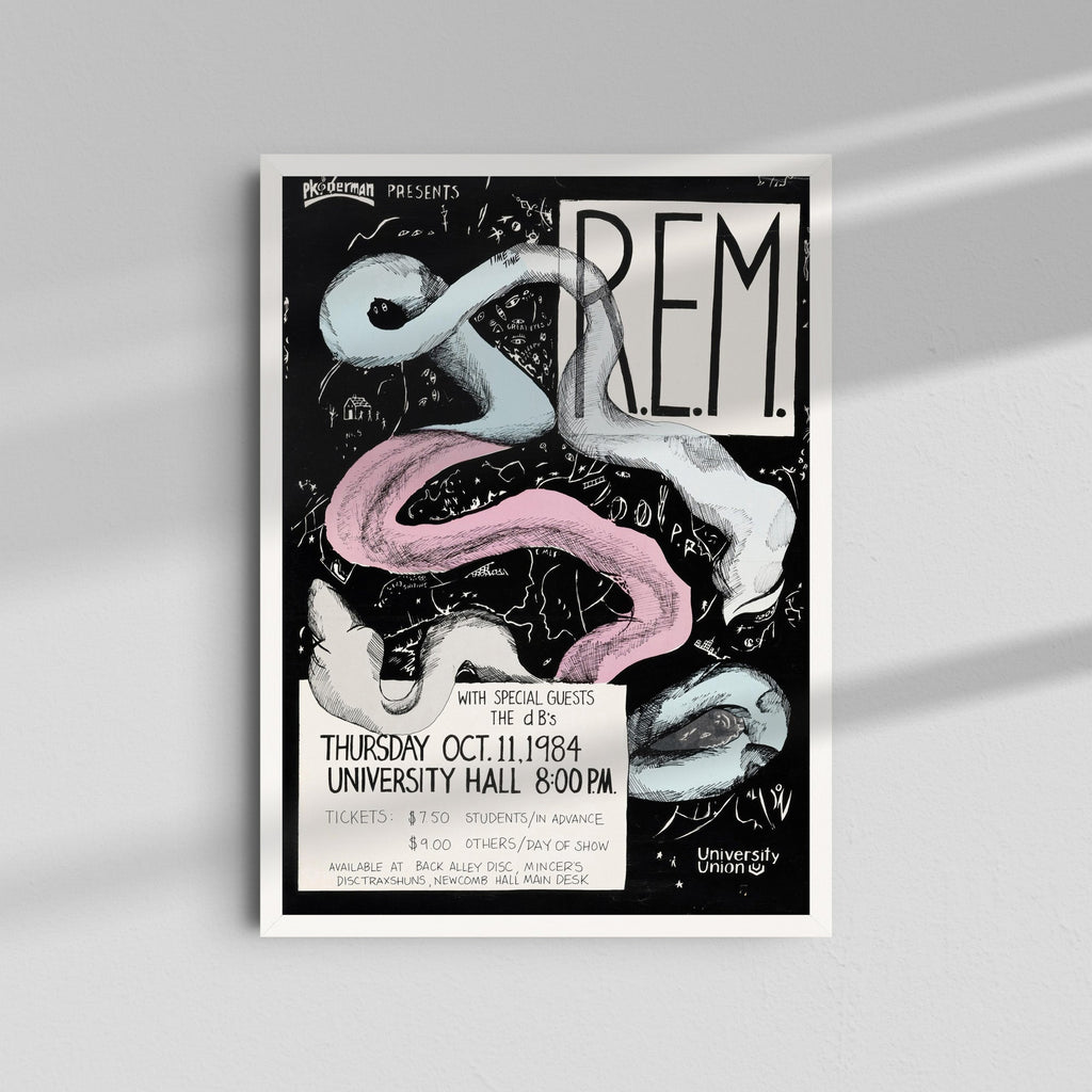 R.E.M. - Snake Black White