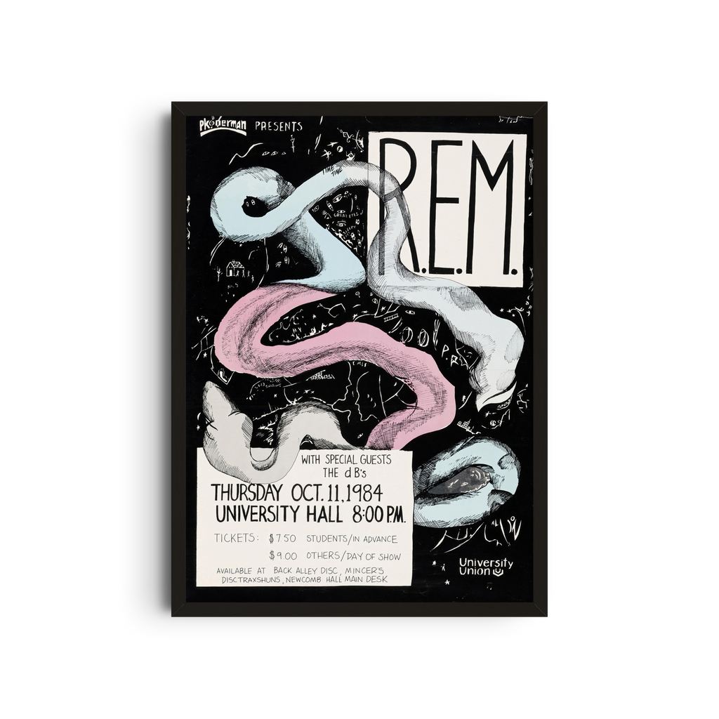 R.E.M. - Snake Black White