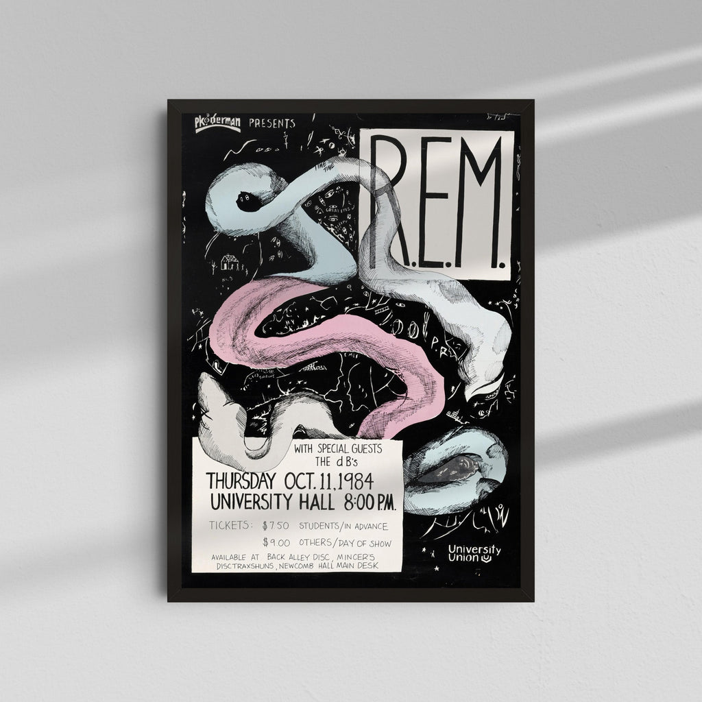 R.E.M. - Snake Black White