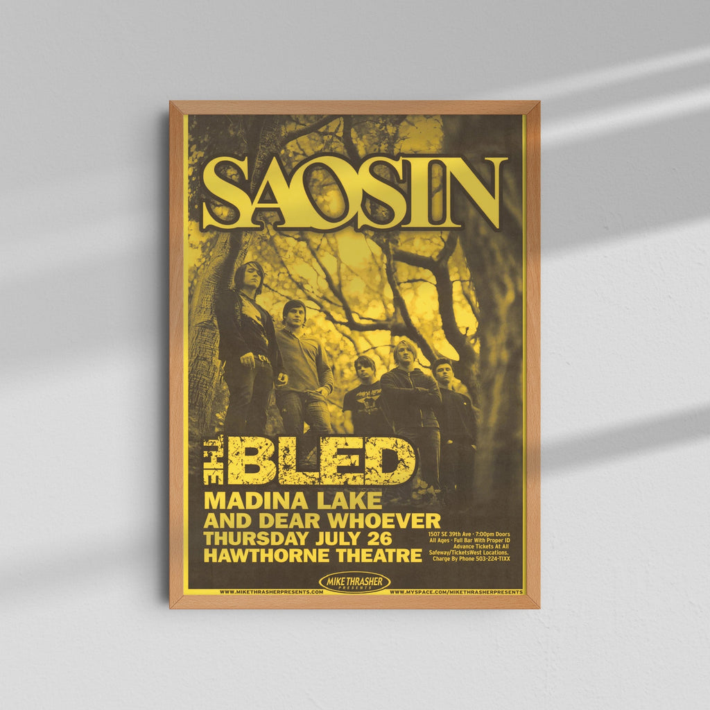 Saosin - The Bled Poster