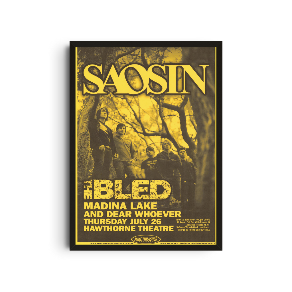 Saosin - The Bled Poster