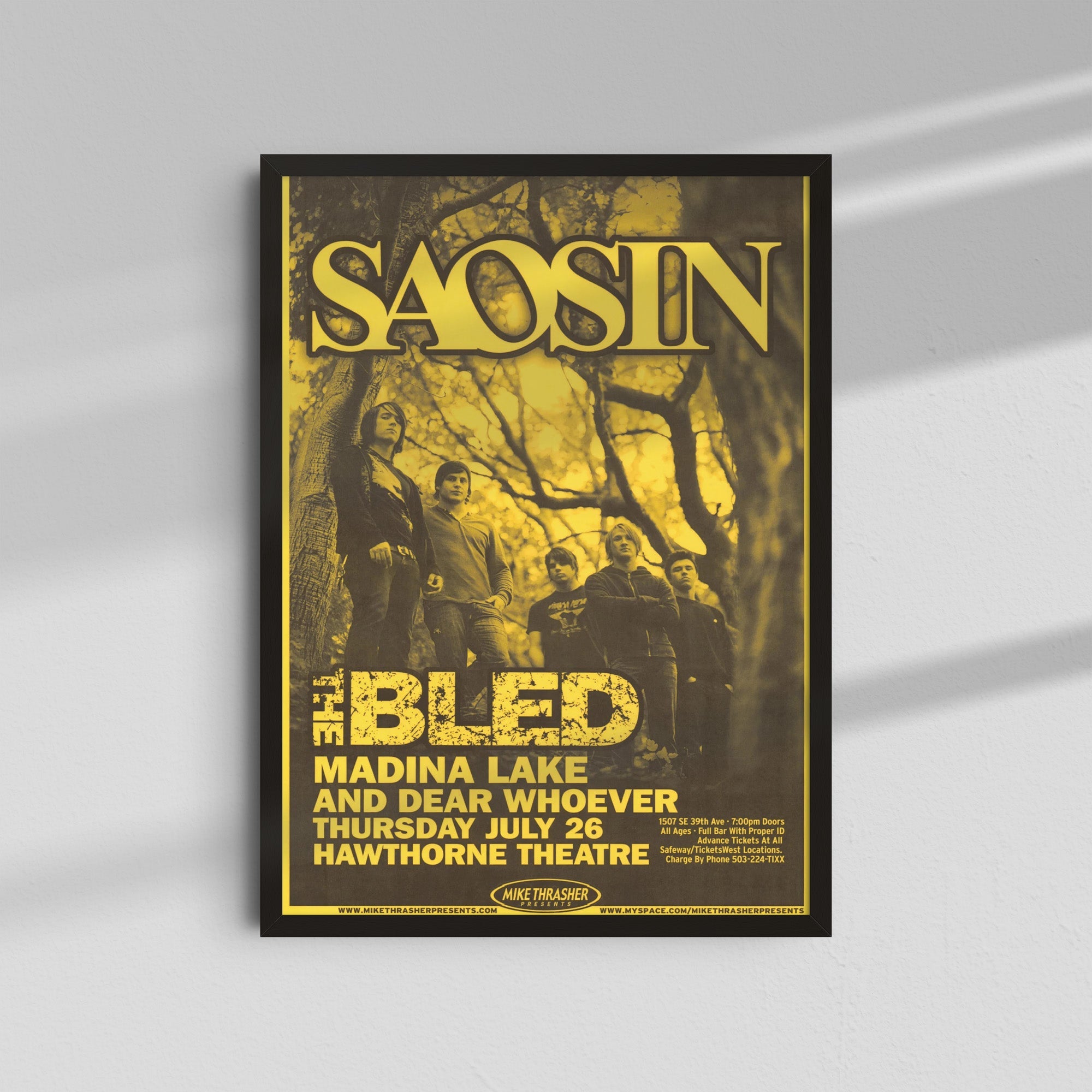 Saosin - The Bled Poster