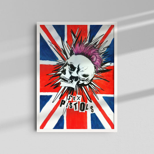 Sex Pistols - Union Jack Skull