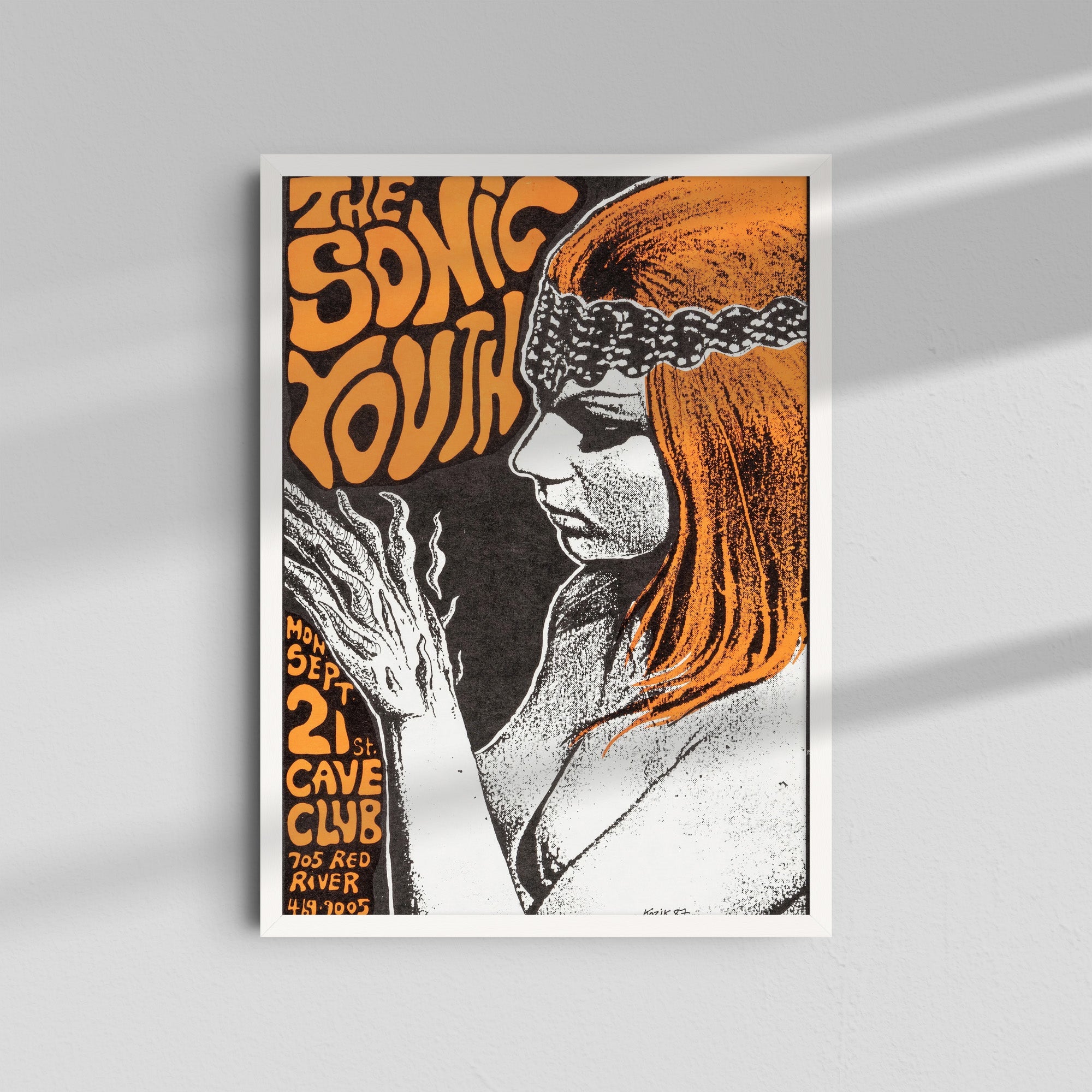 Sonic Youth - Orange Girl Poster