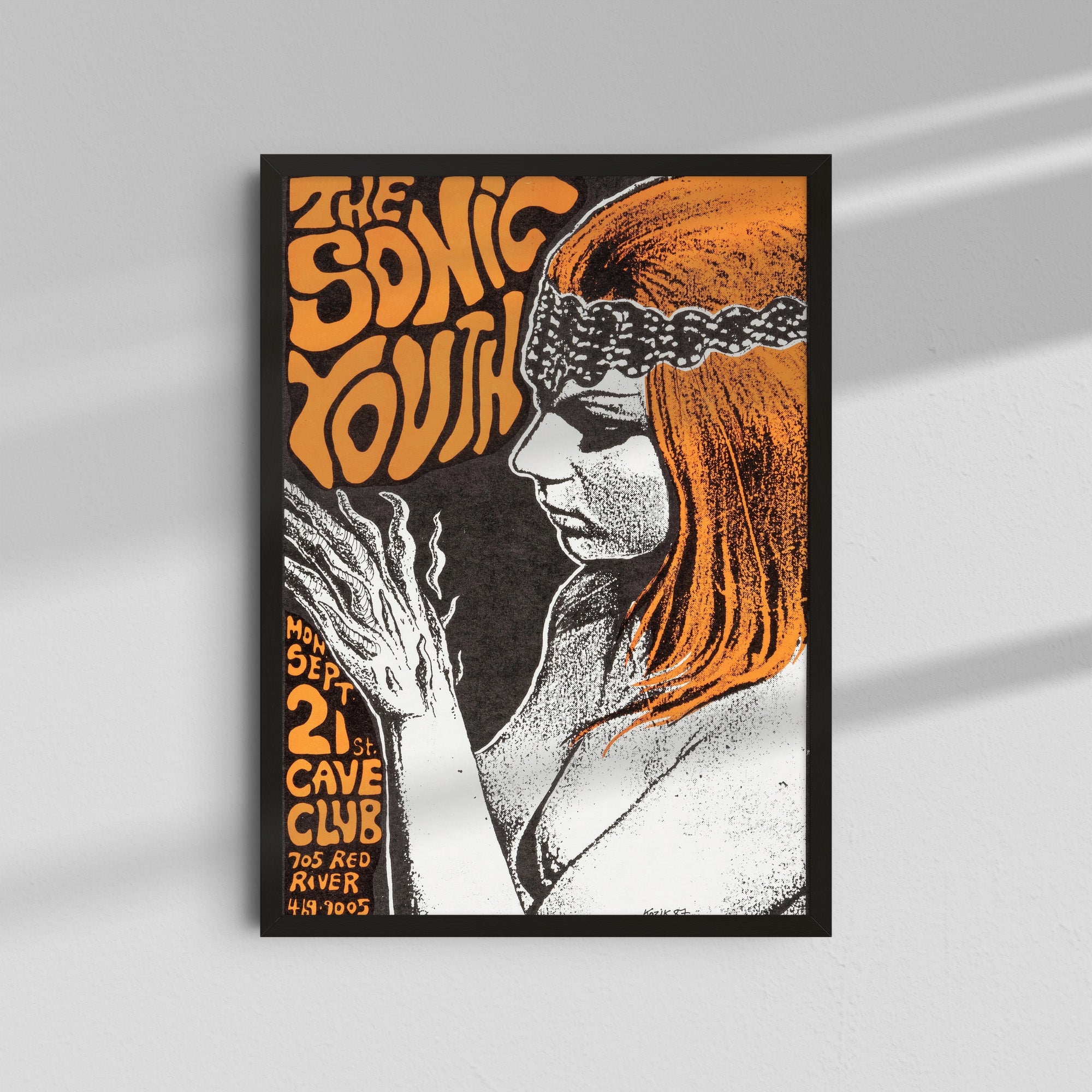 Sonic Youth - Orange Girl Poster