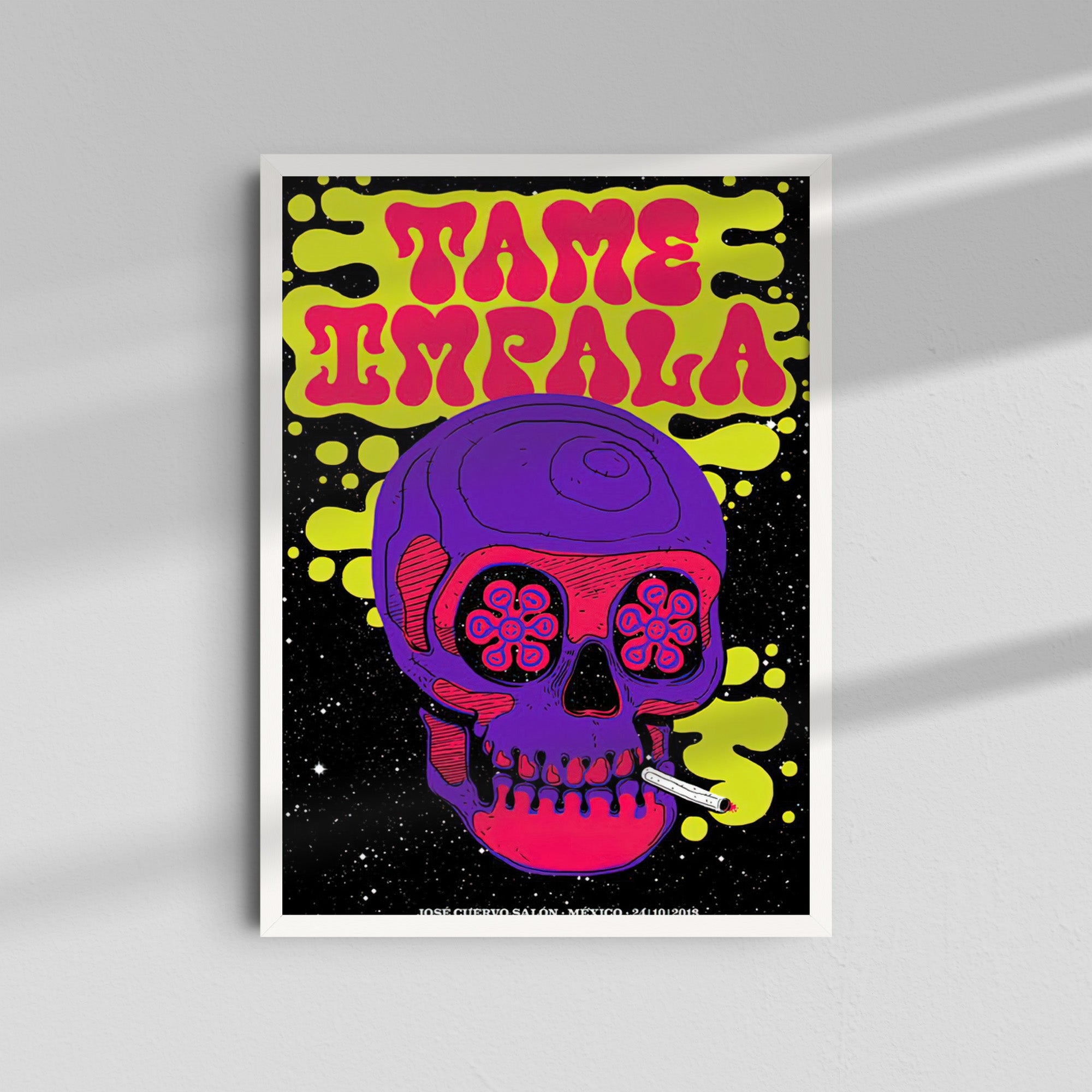 Tame Impala - Pink Skull Poster