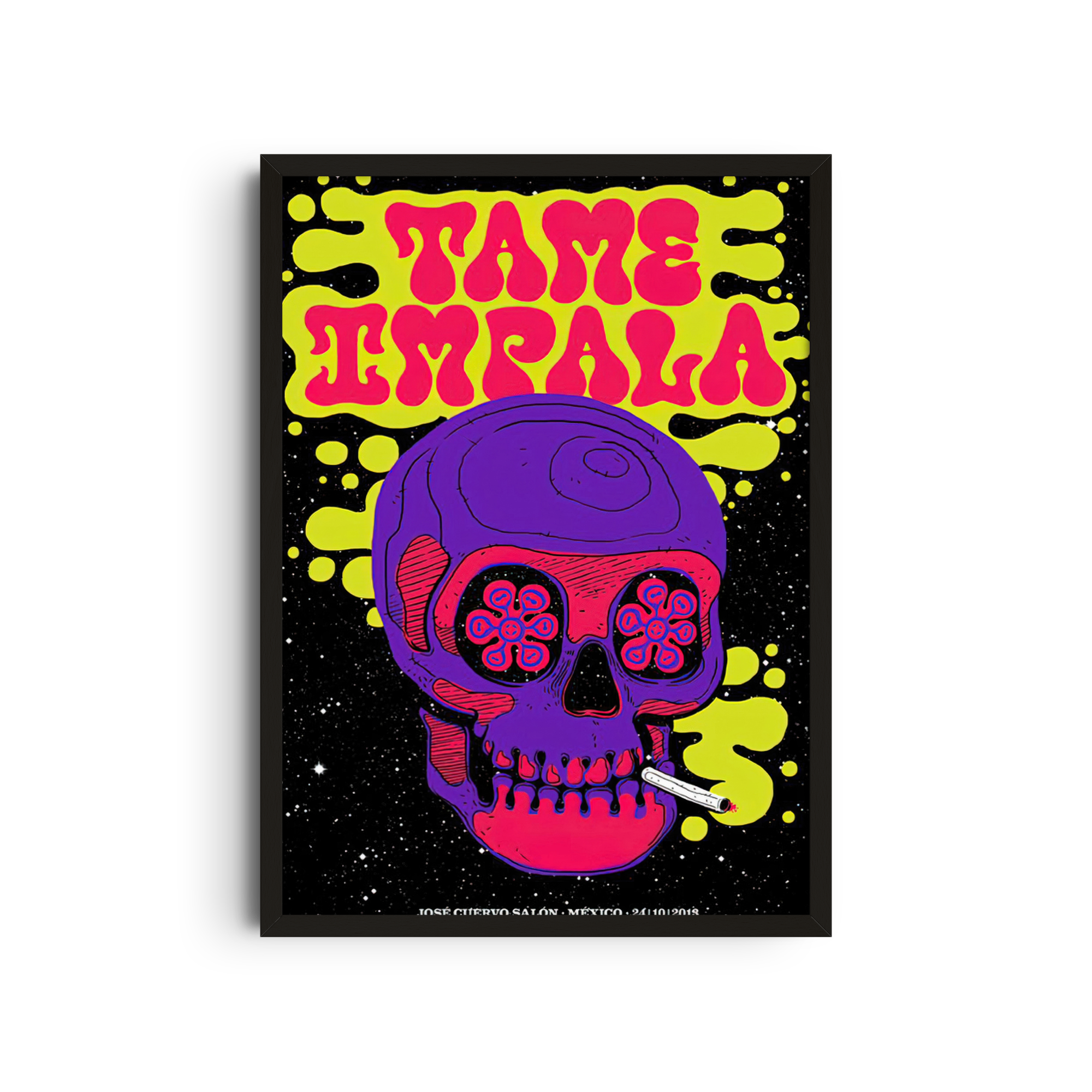 Tame Impala - Pink Skull Poster