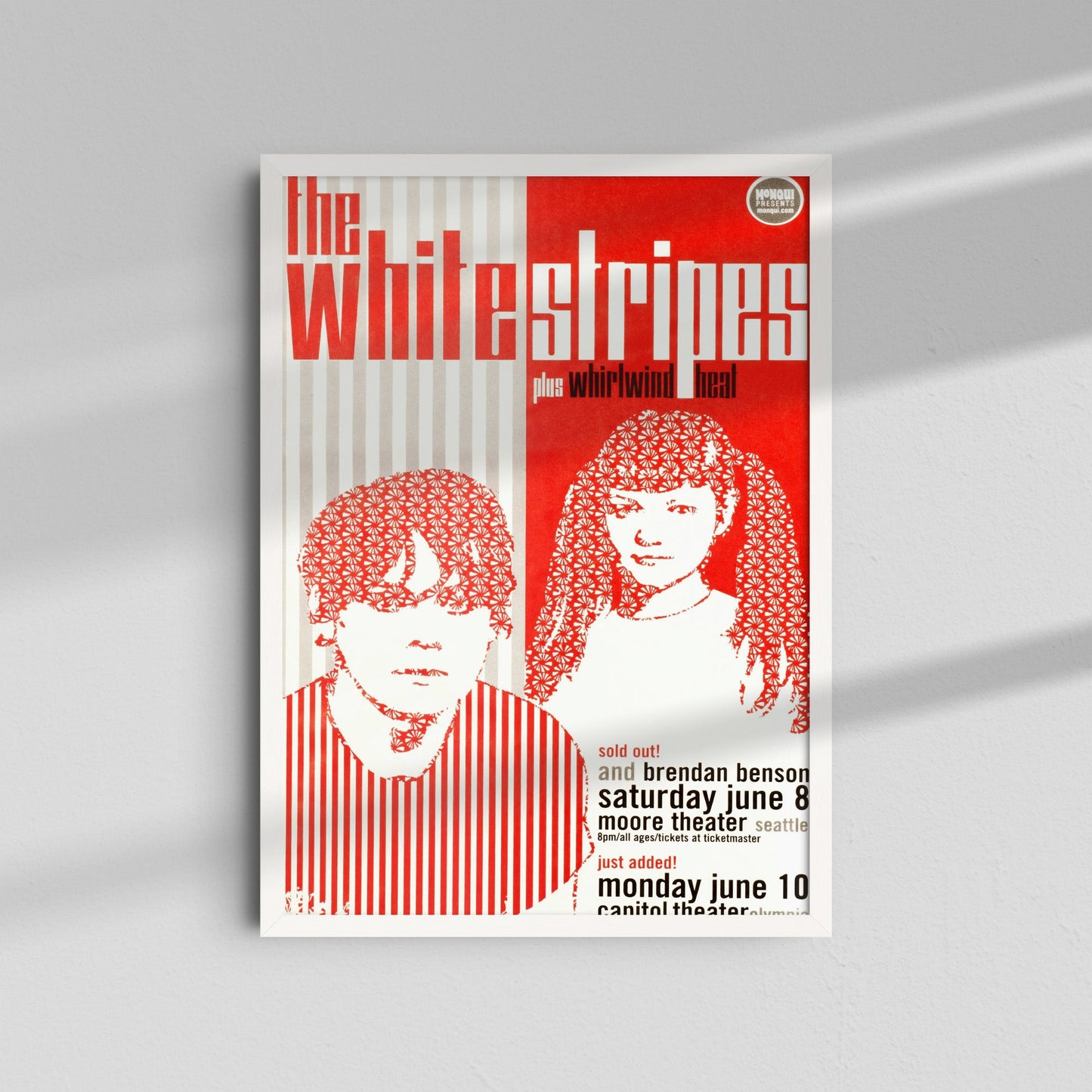 The White Stripes - Striped Poster