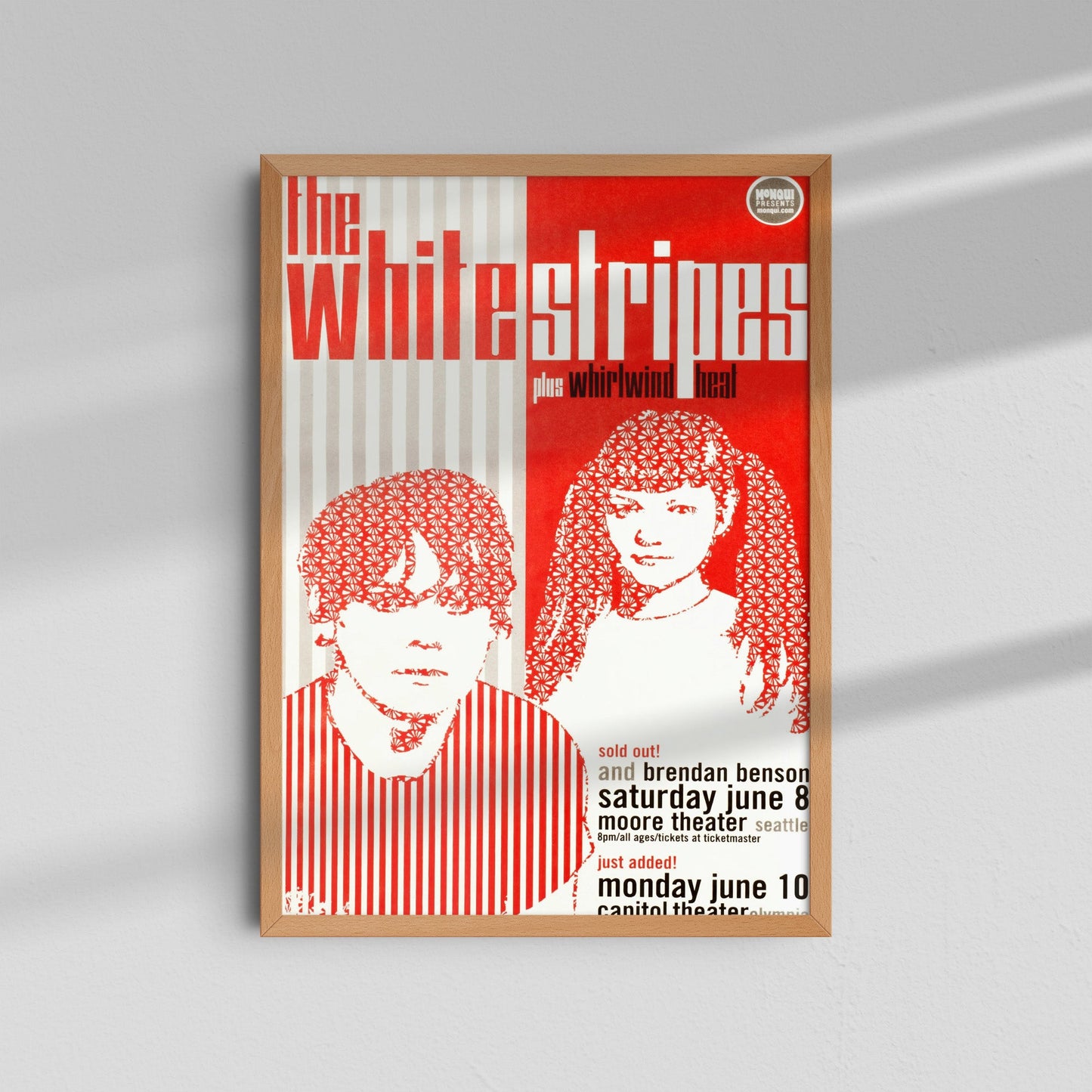 The White Stripes - Striped Poster