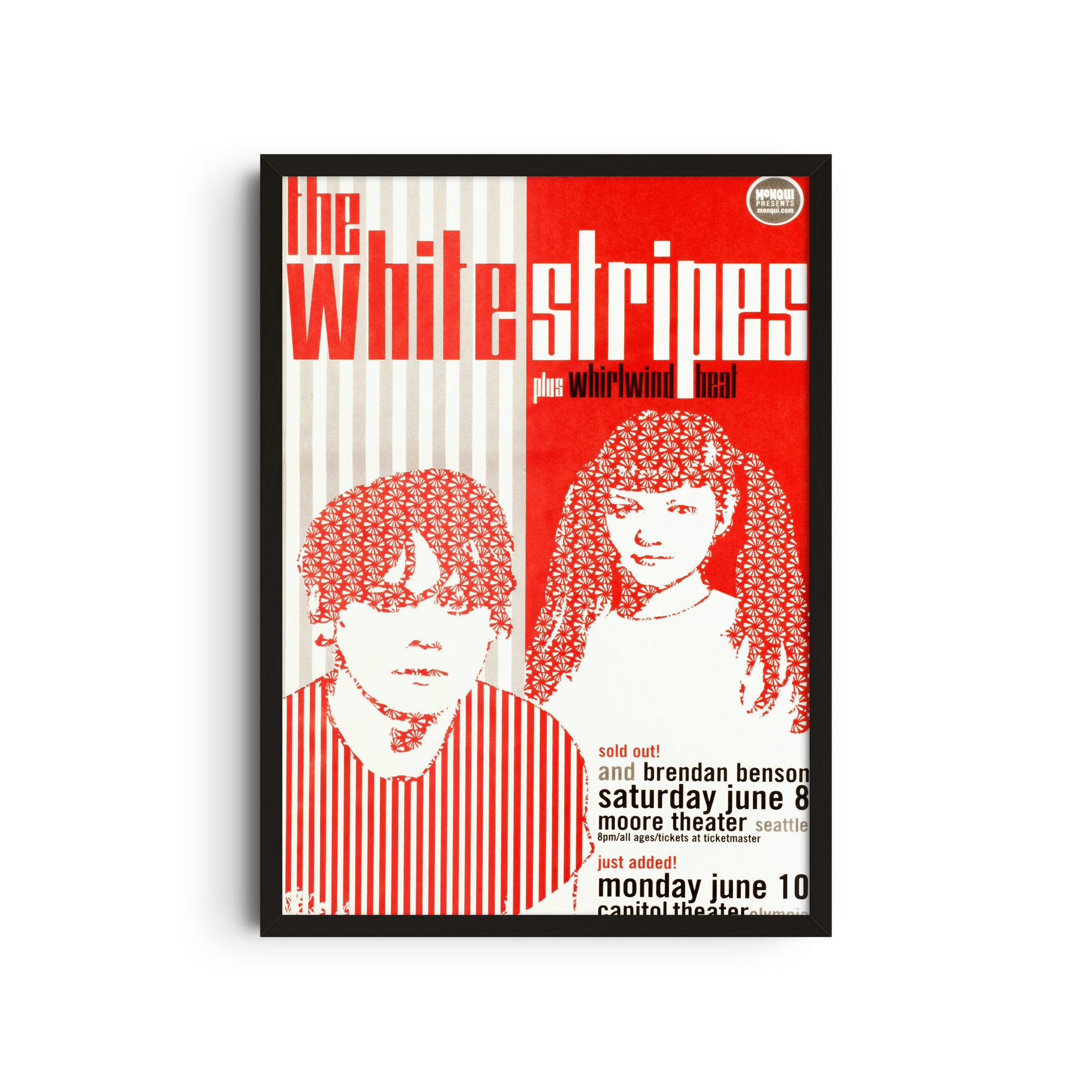 The White Stripes - Striped Poster