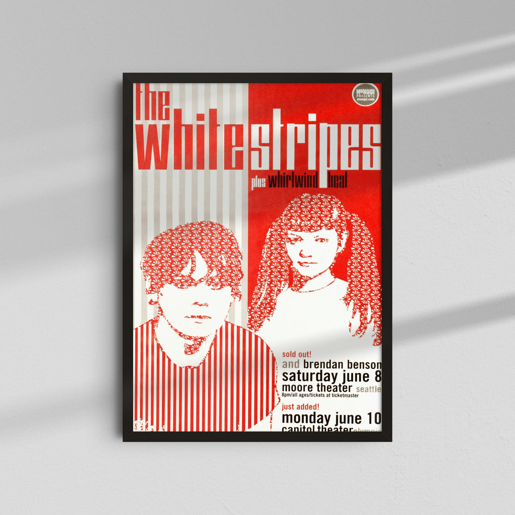 The White Stripes - Striped Poster