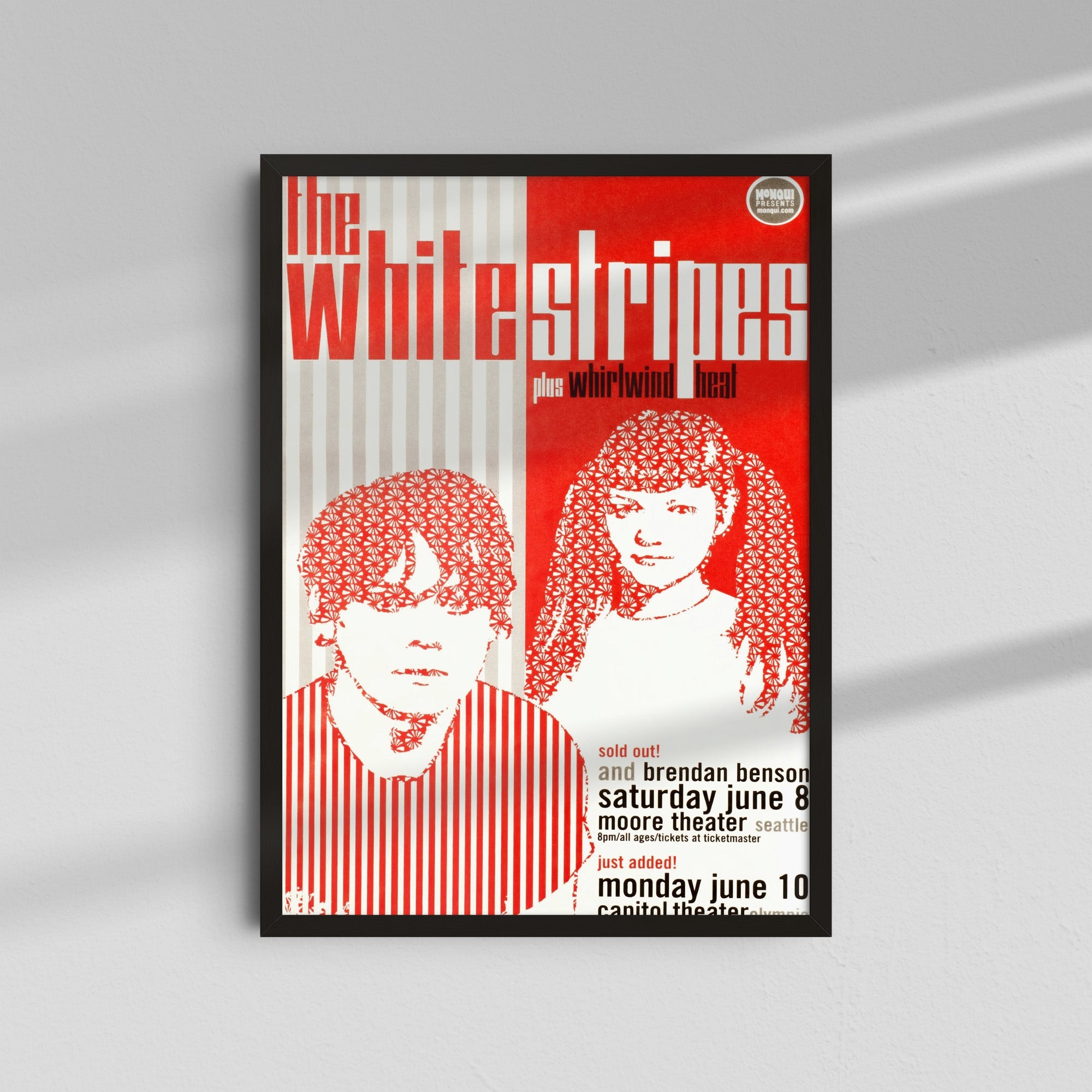The White Stripes - Striped Poster
