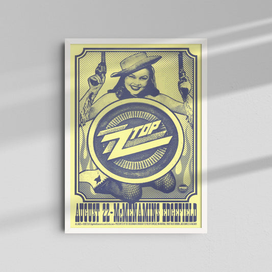 ZZ Top - Yellow Girl Poster